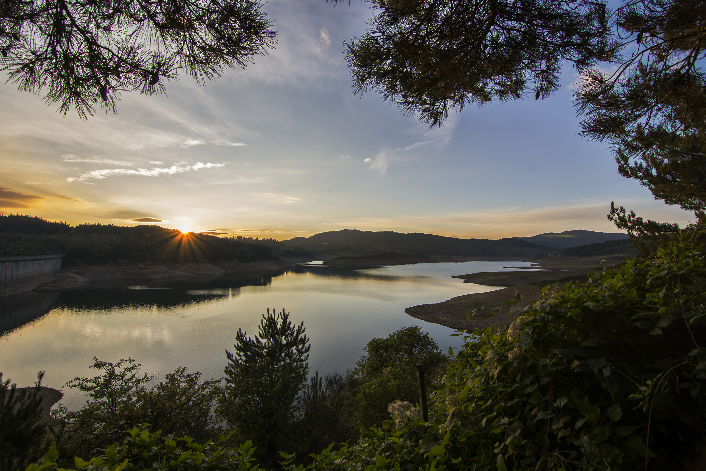 Tramonto sul Lago Passante