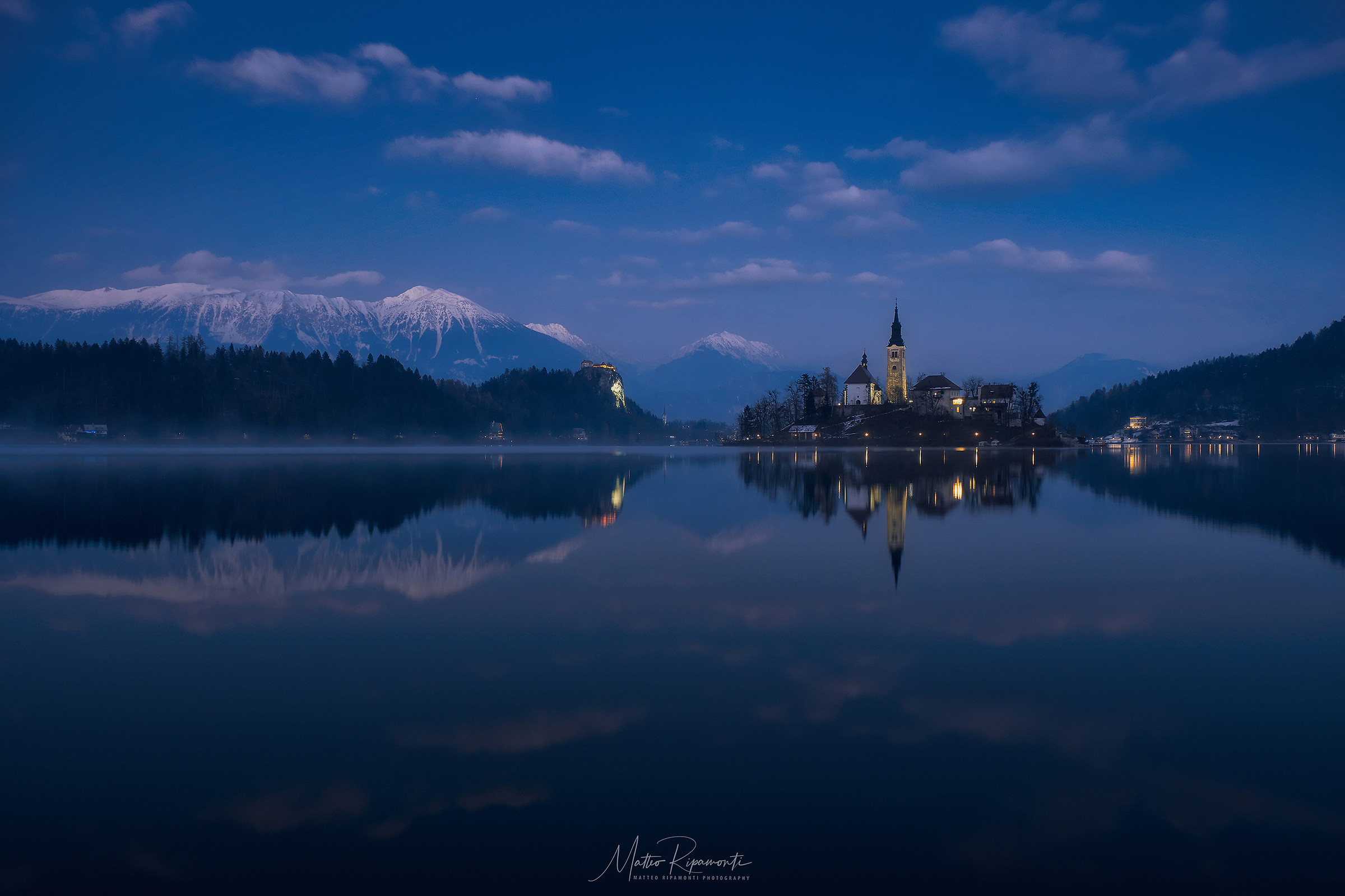 Bled in blue