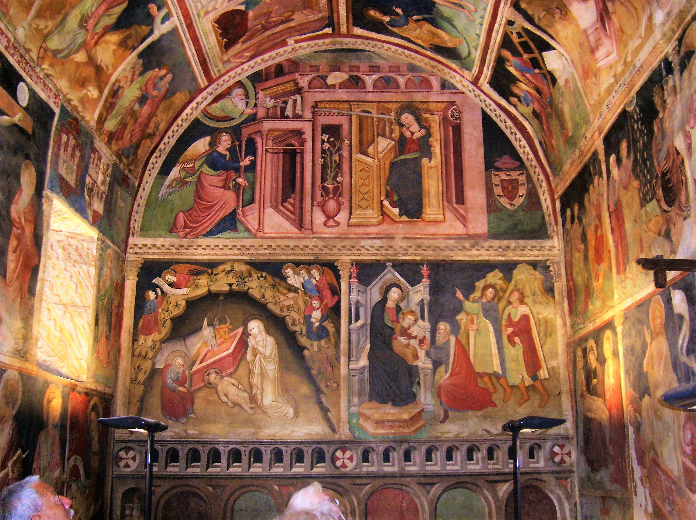 choirs (lt) - Chapel of the Annunciation
