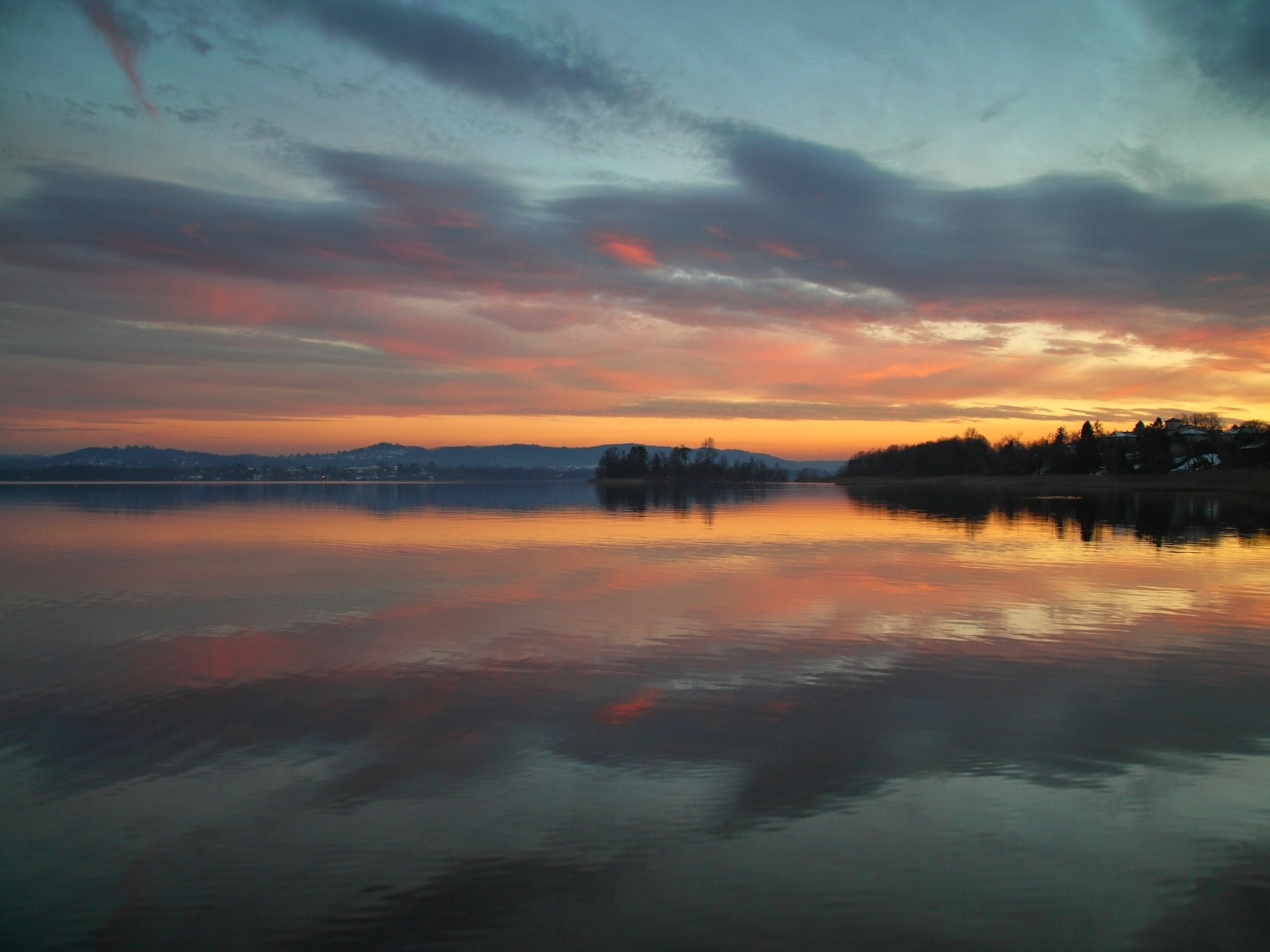 Sunset in Biandronno