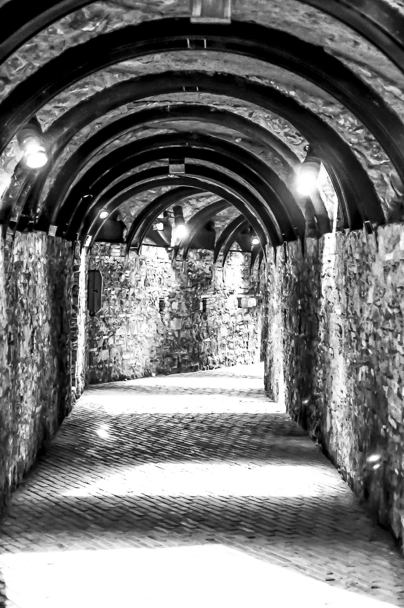 Step through the arches