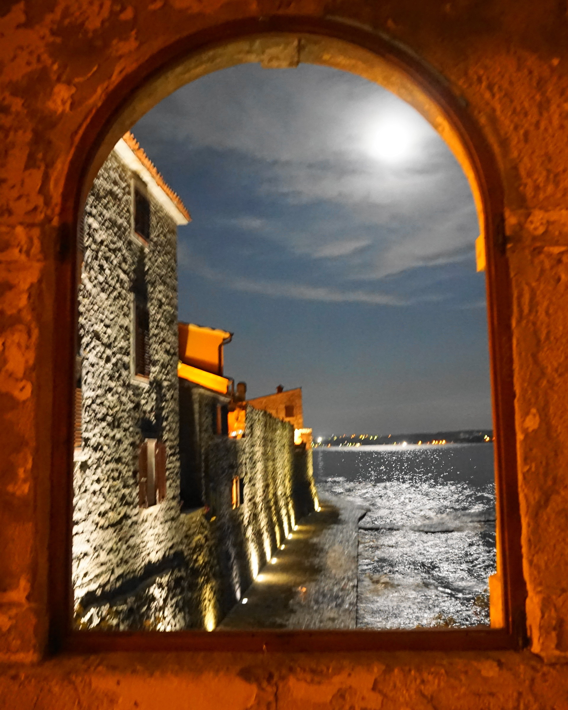 tramonto a Cittanova d'Istria