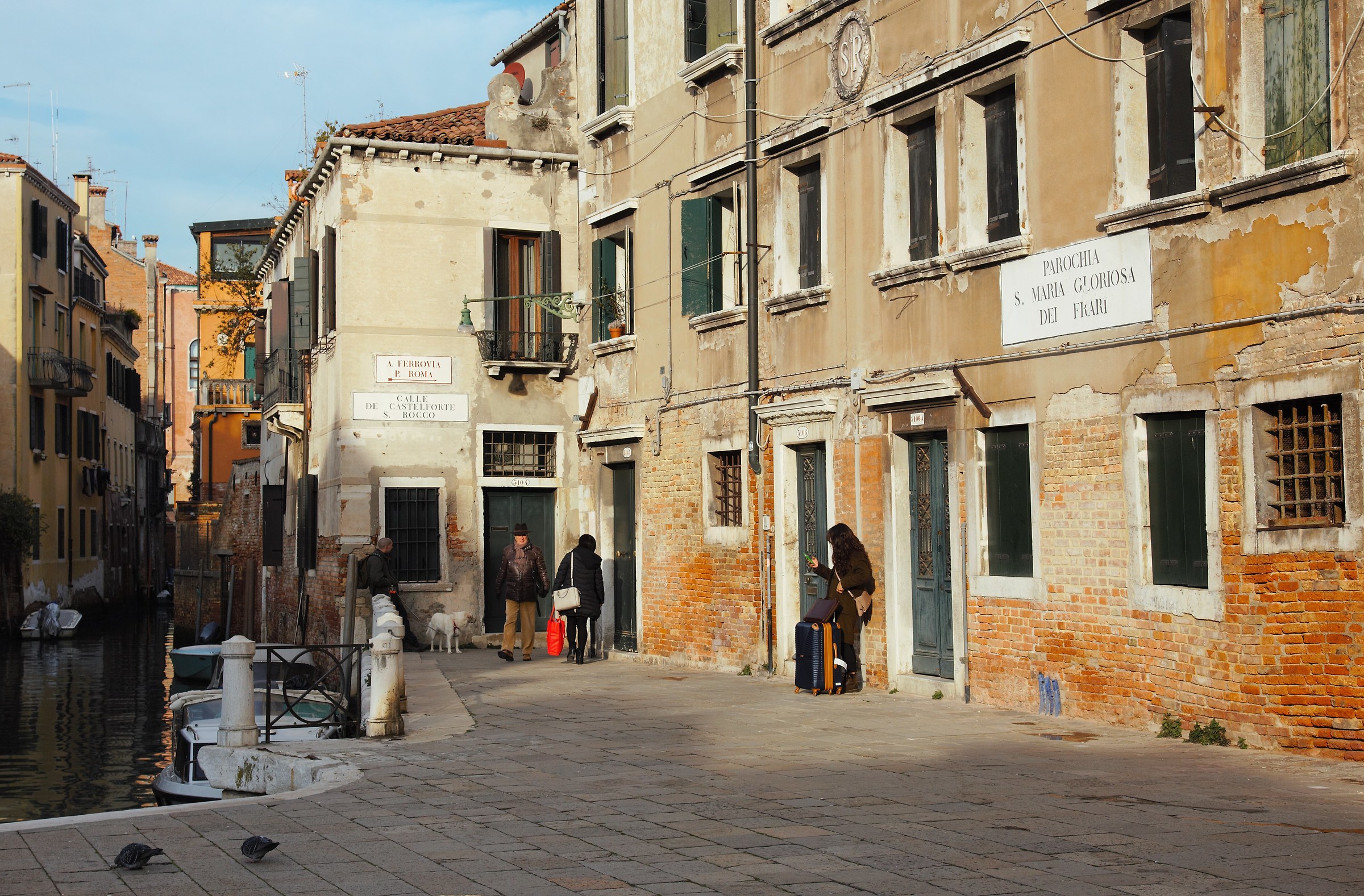 calli e rii in Venice