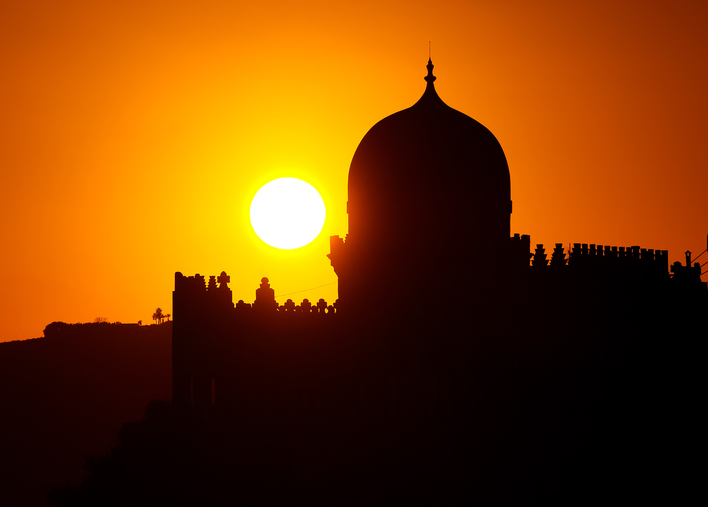 Palazzo Sticchi al tramonto
