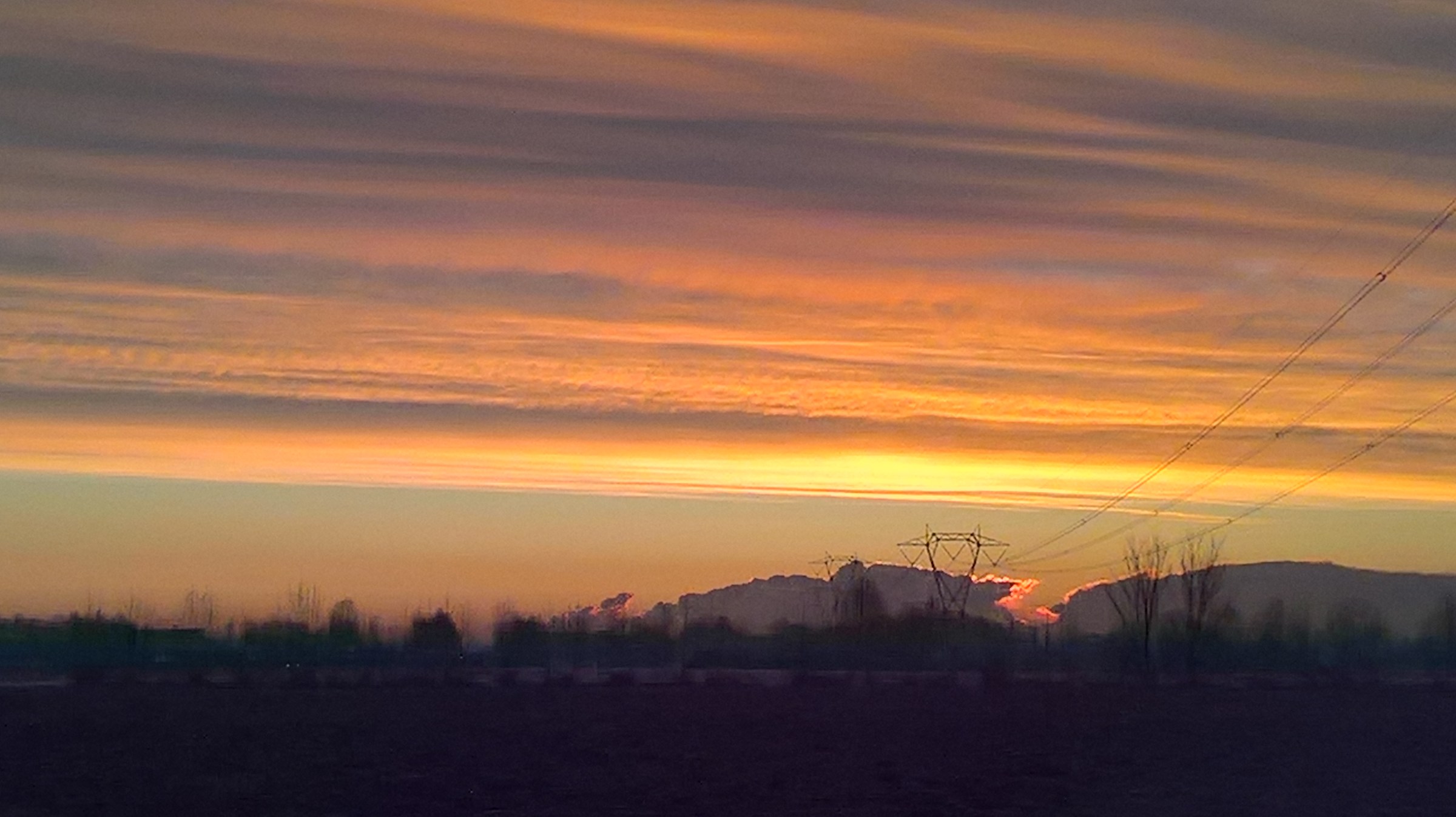 Alba andando al lavoro