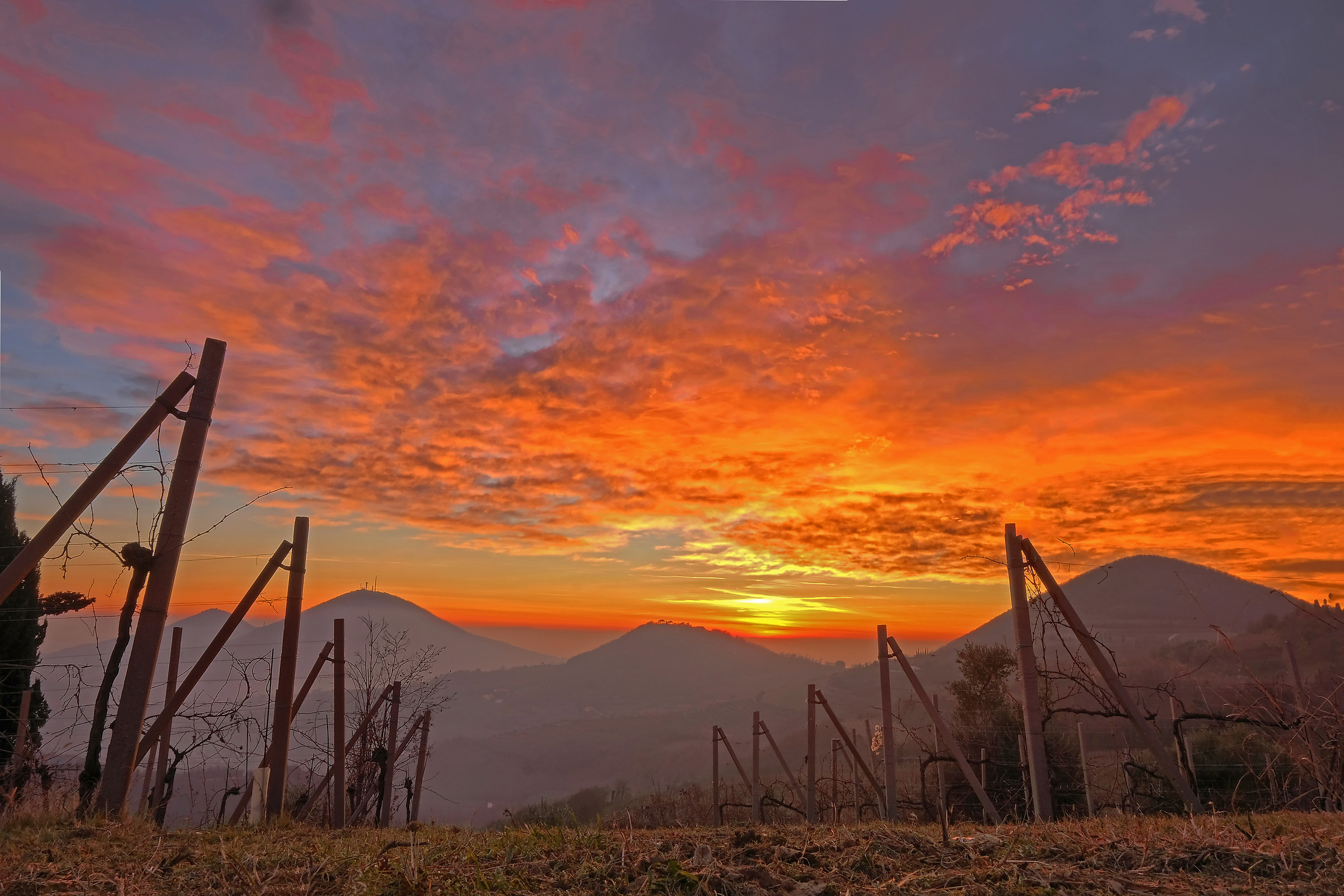 Sunset on 23.12.2017