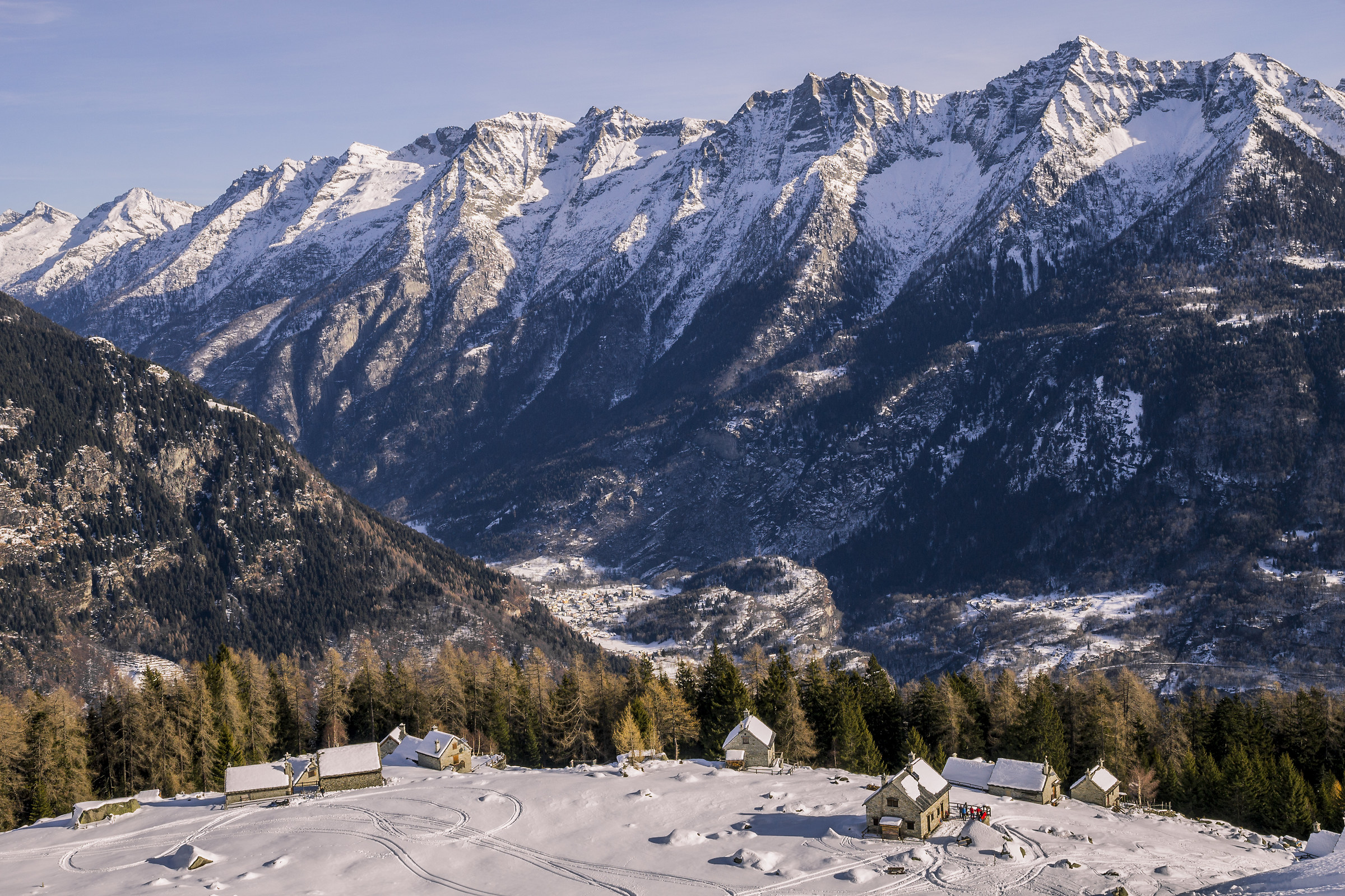 Vista dall'alpe Deccia sup. (Crodo)