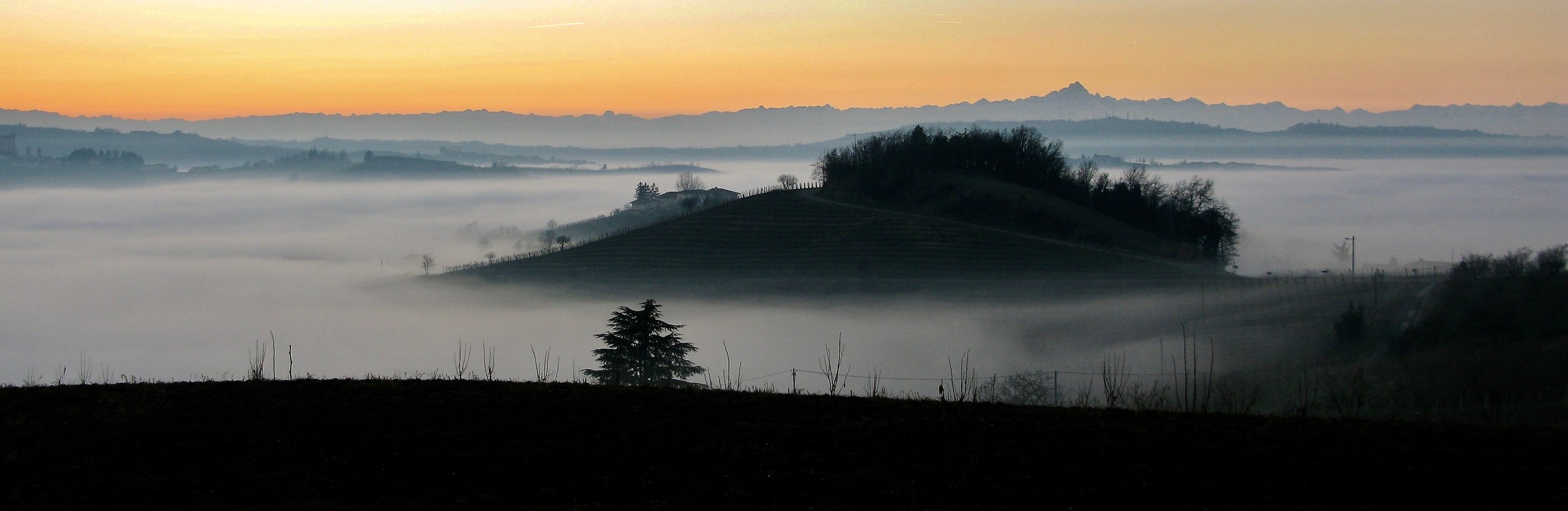Da Montelupo Albese, verso Ovest