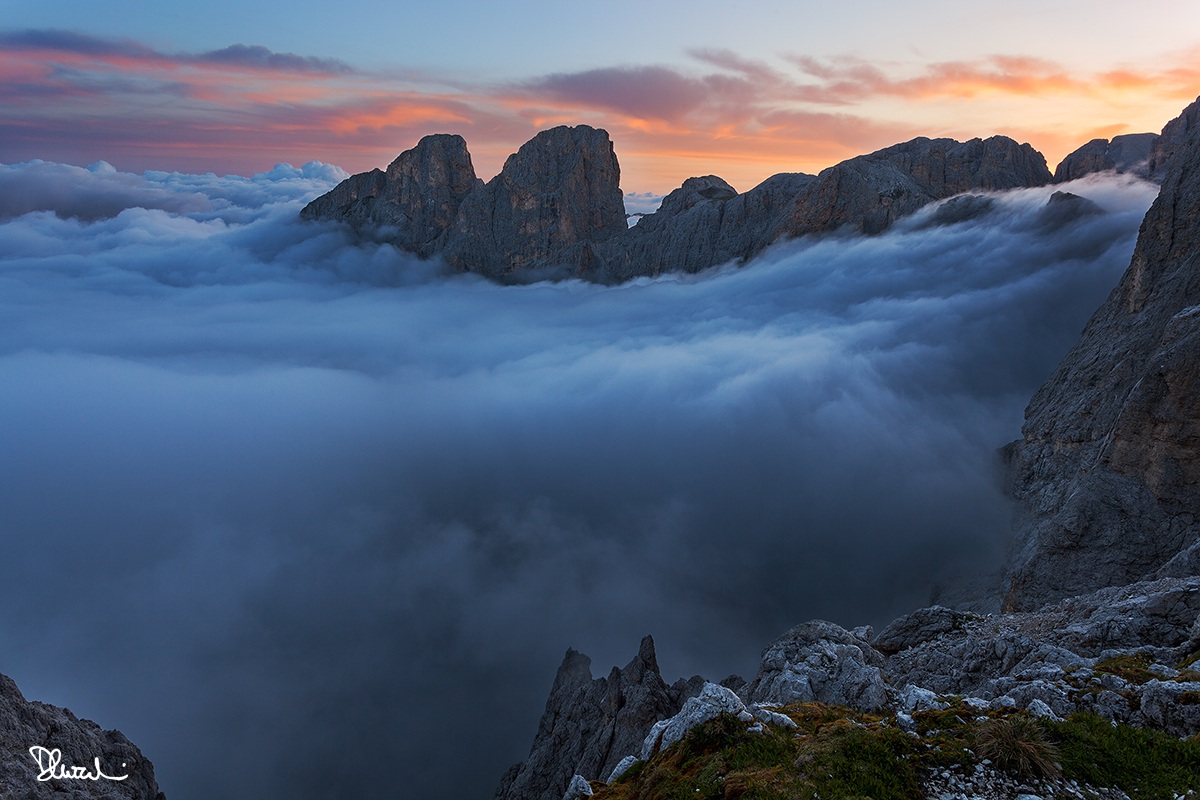 Mare di nuvole su Prà Caminaccio