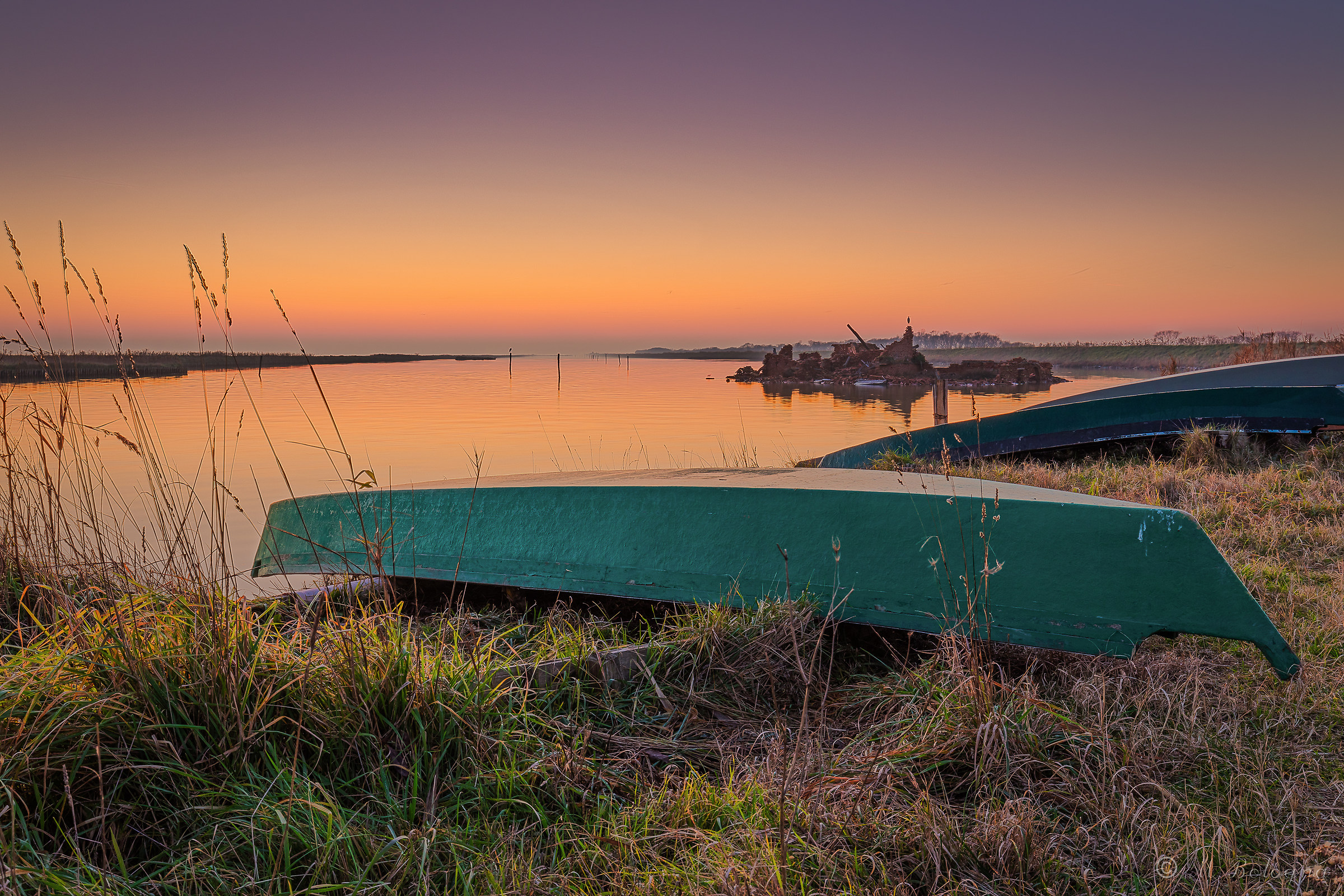 Sunset in the valley