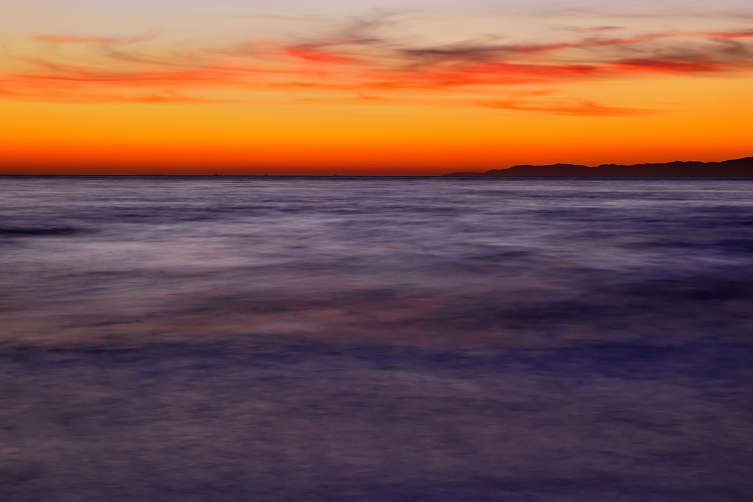 Sunset at Campu Longu beach