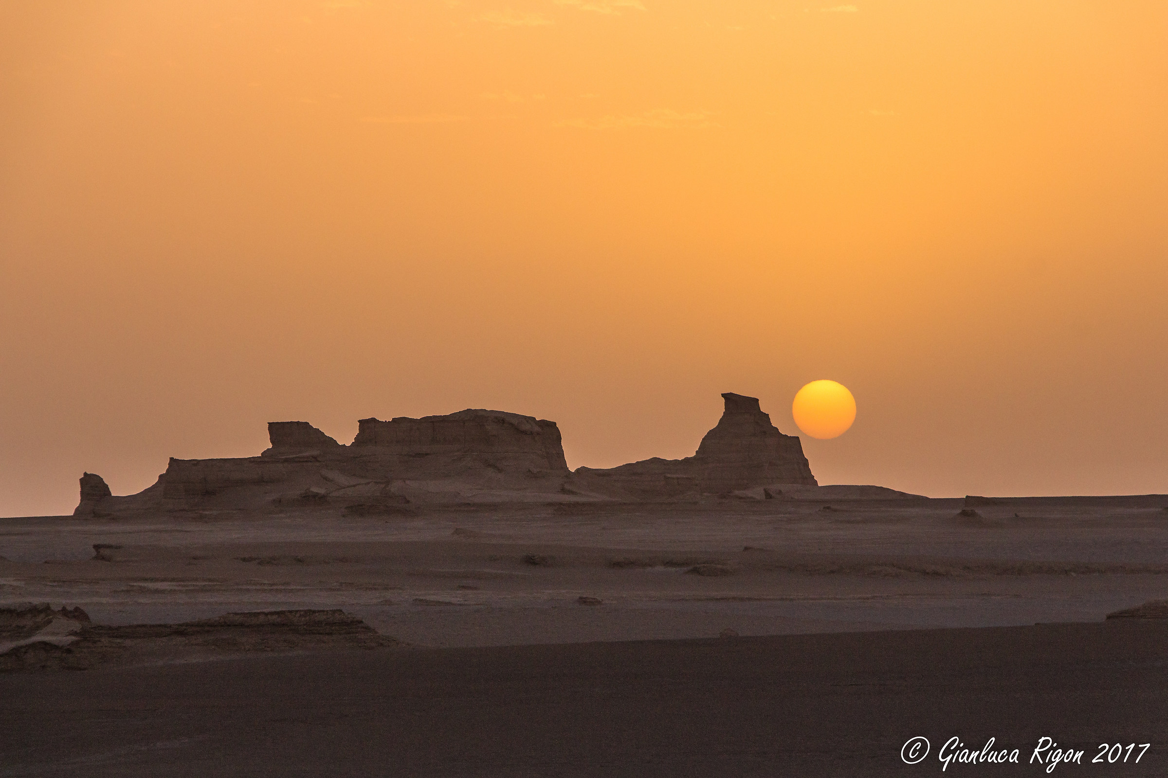 Sunset in Kerman (Iran)