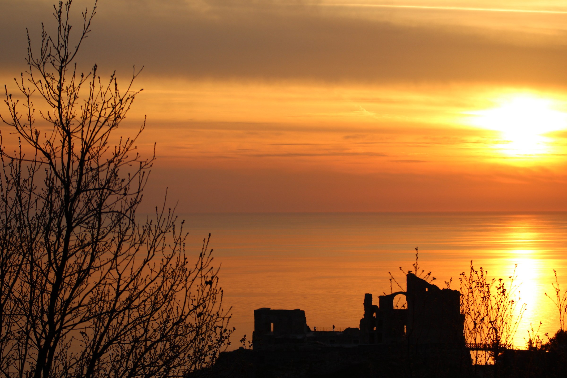 Tramonto Fiumefreddo Bruzio Castello della Valle