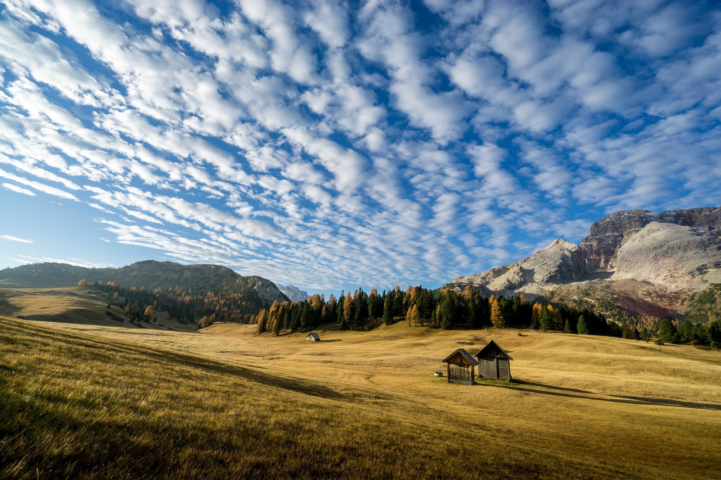 Sunrise in Prato Piazza (bz)