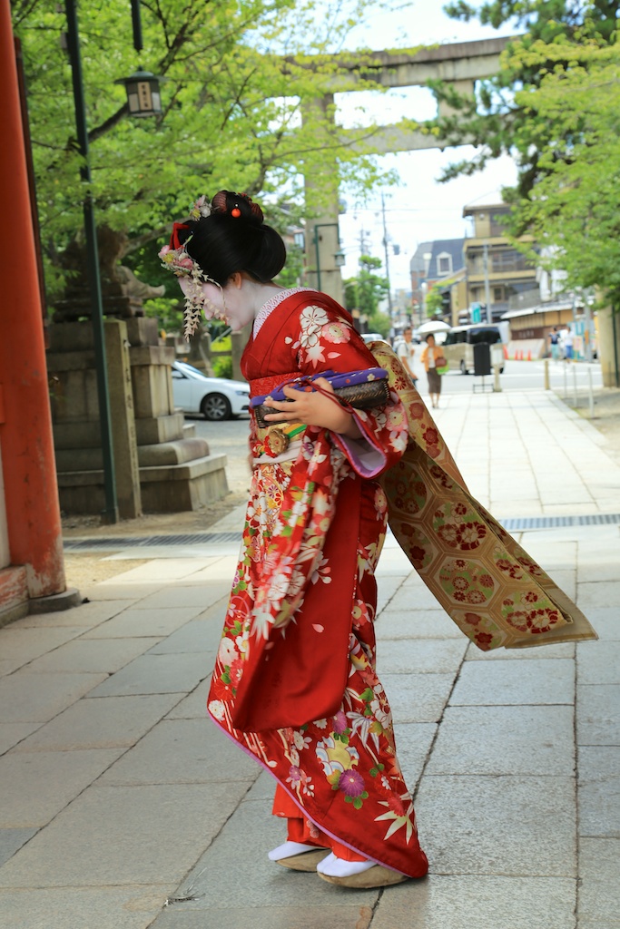 Kyoto Gheisa o Maiko incontrata per strada
