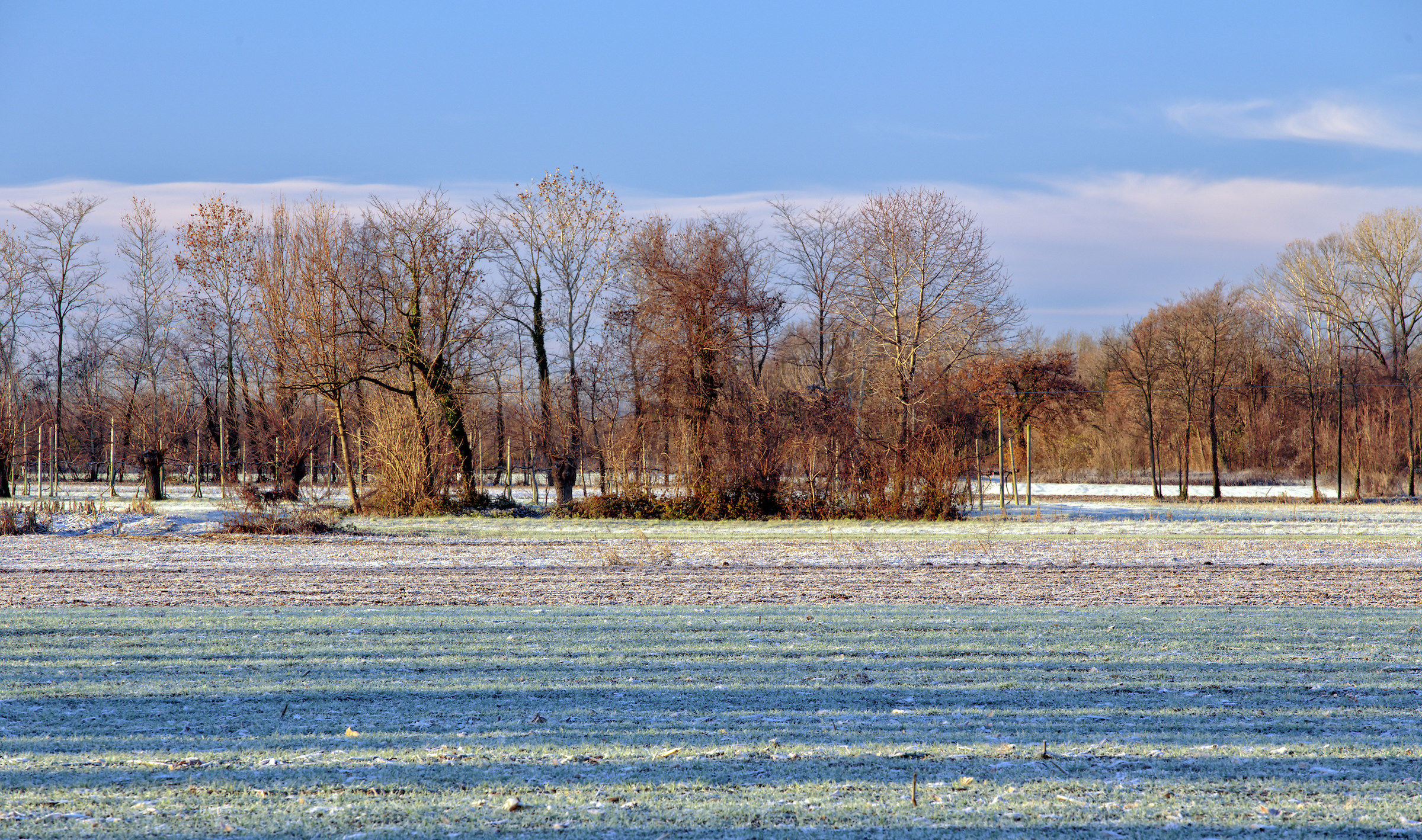 I colori della terra d'Inverno