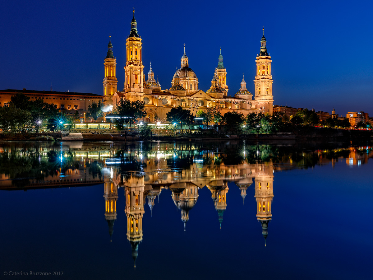 Zaragoza in Blue