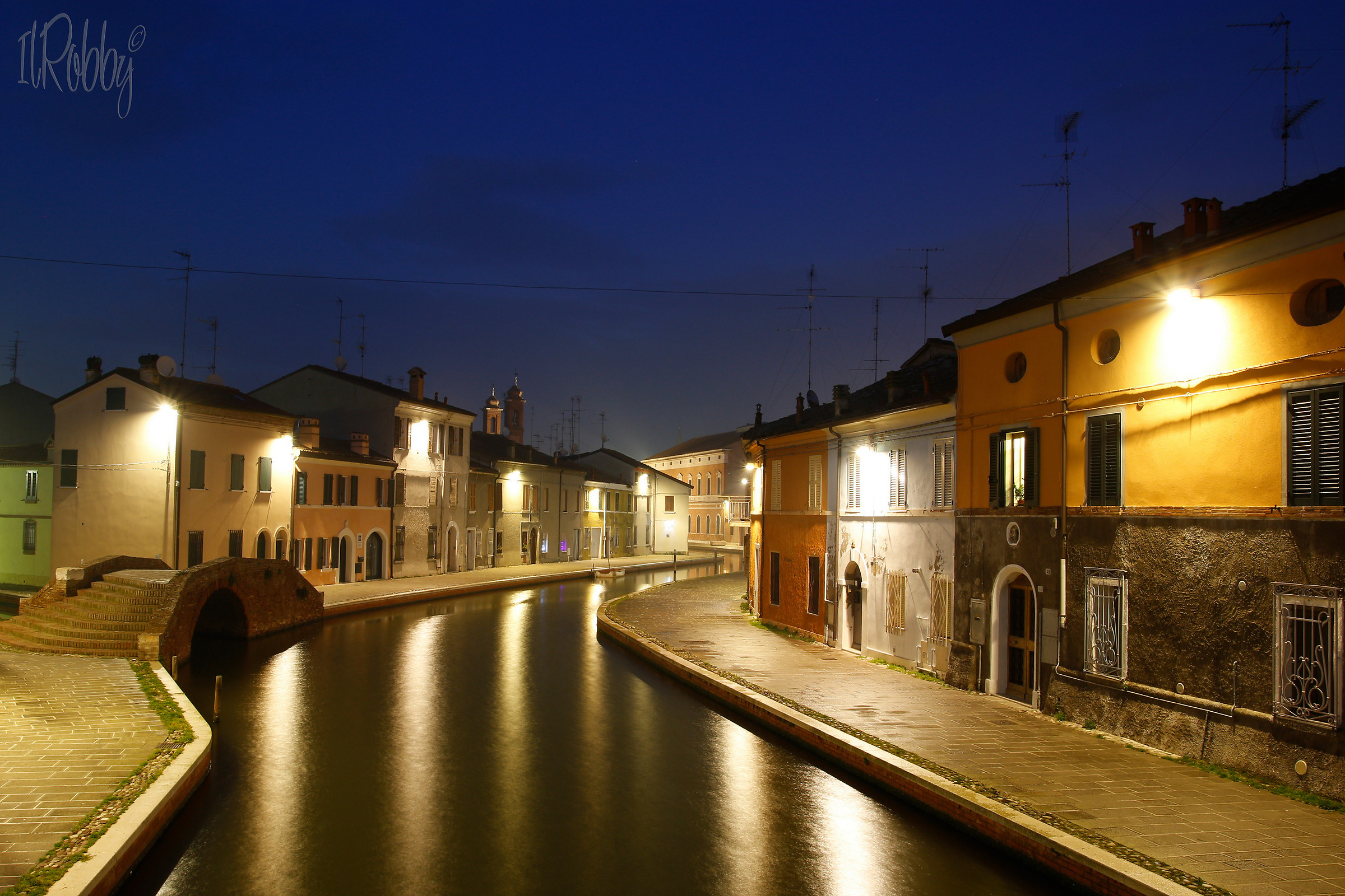 Blue hour in Comacchio