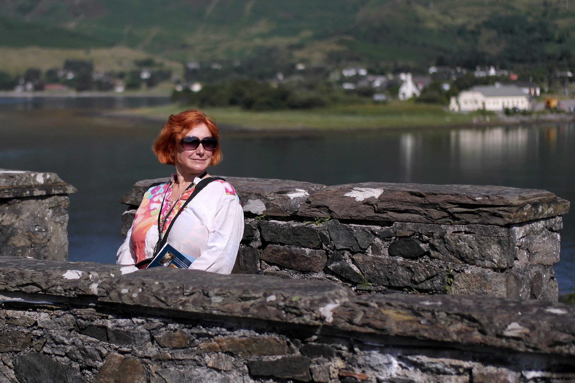 On the walls of the Eilean Donan Castle