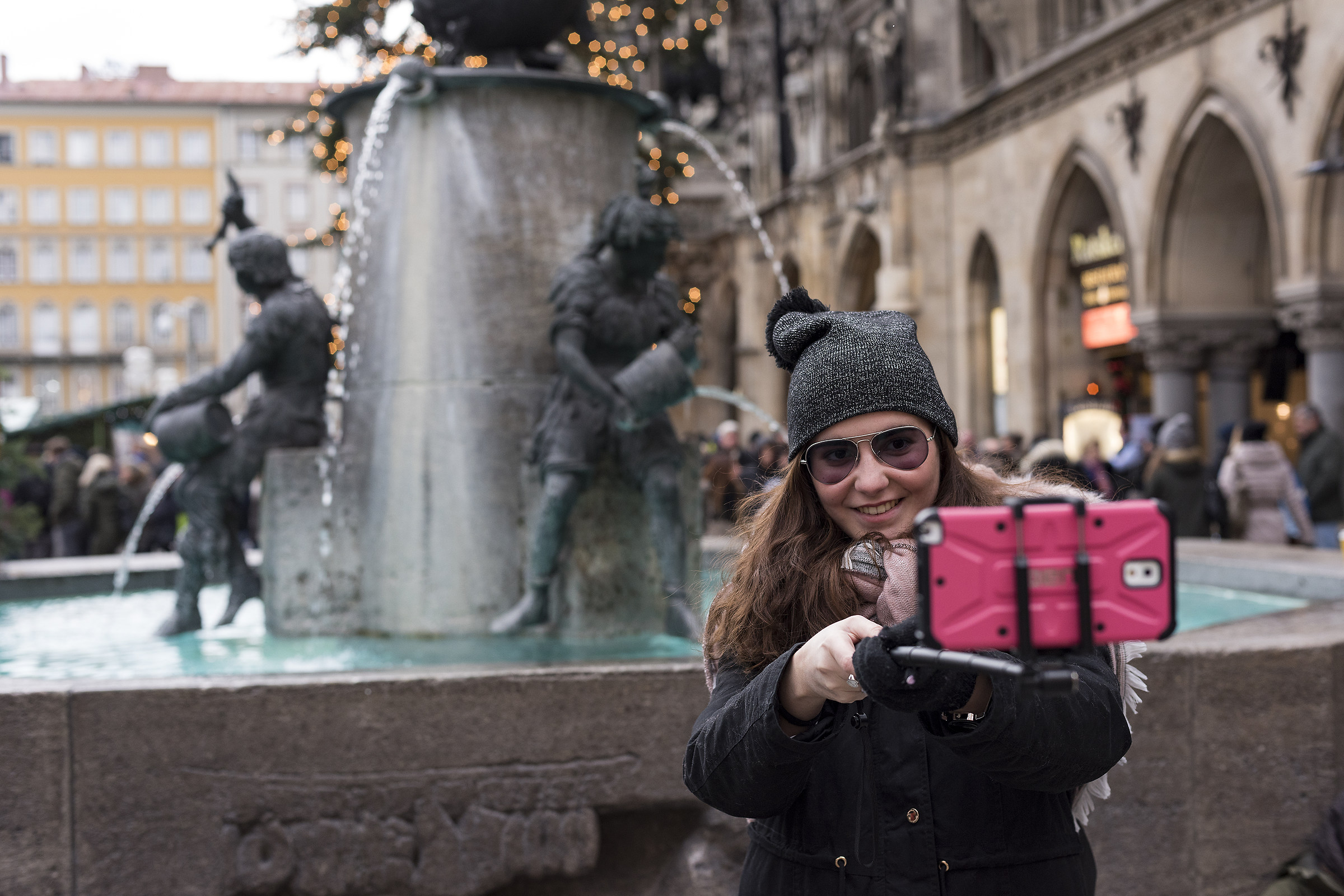 Celeste, Munich Christmas Market on Marienplatz dic2017