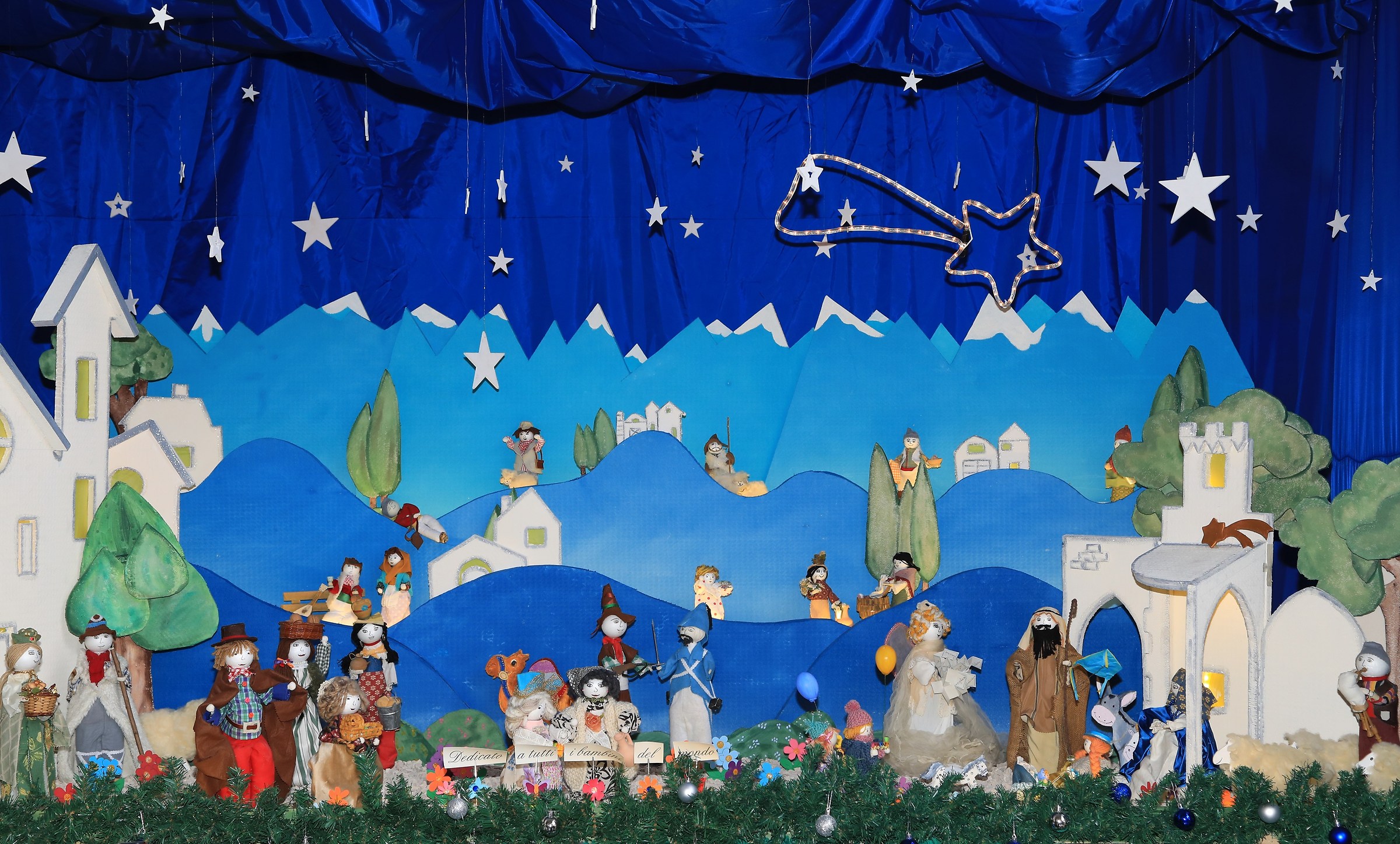 The crib of the Parish of Sant'Eustachio