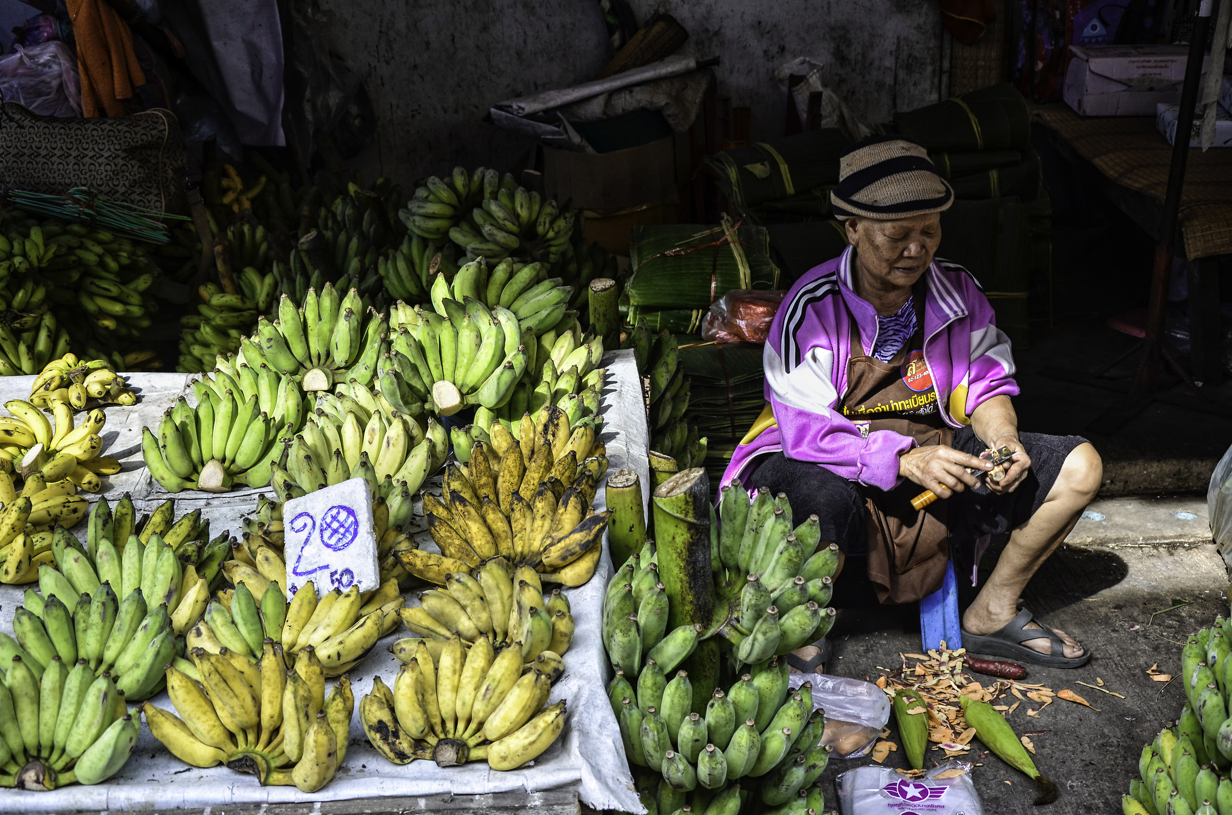 street market activity