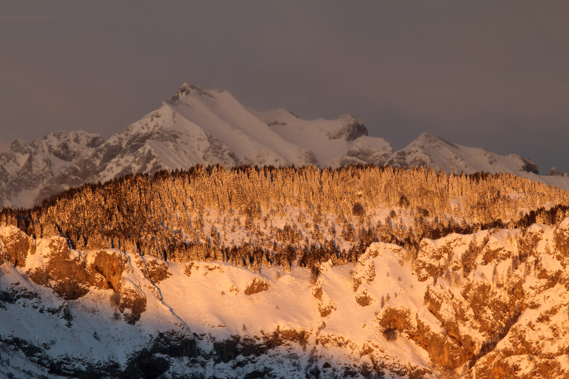 sunset in Val di Scalve