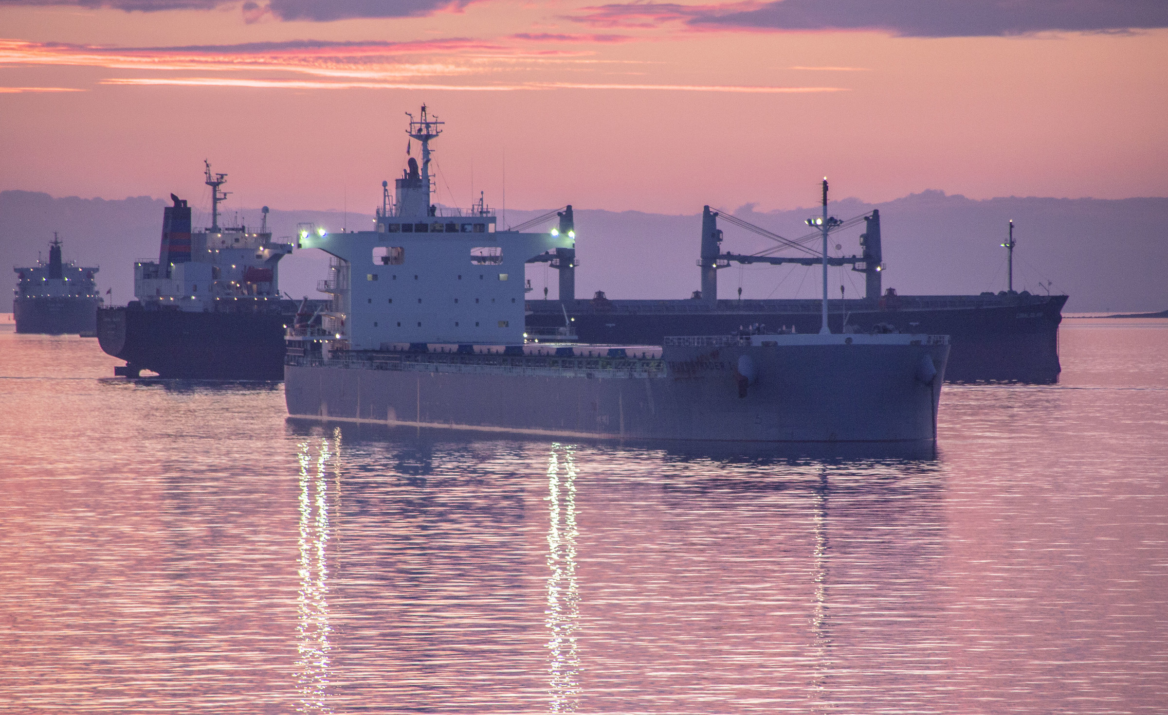 Attracco al Tramonto