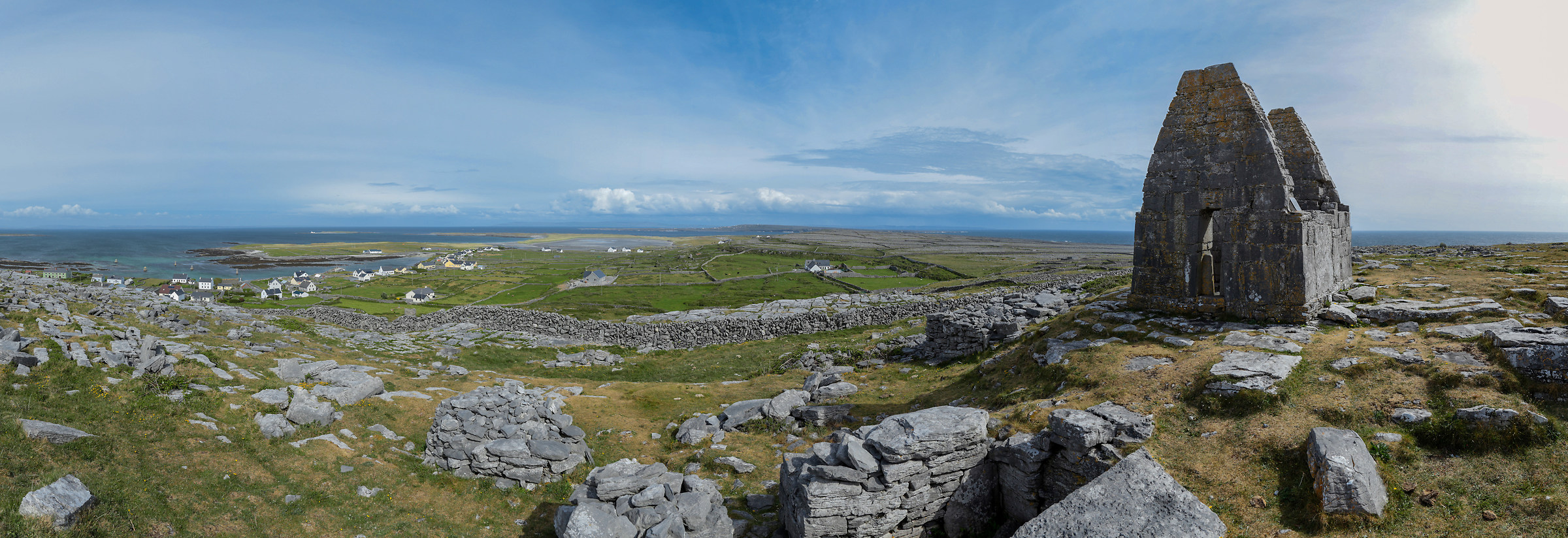 Panoramica da St. Benan's Church, Isole Aran
