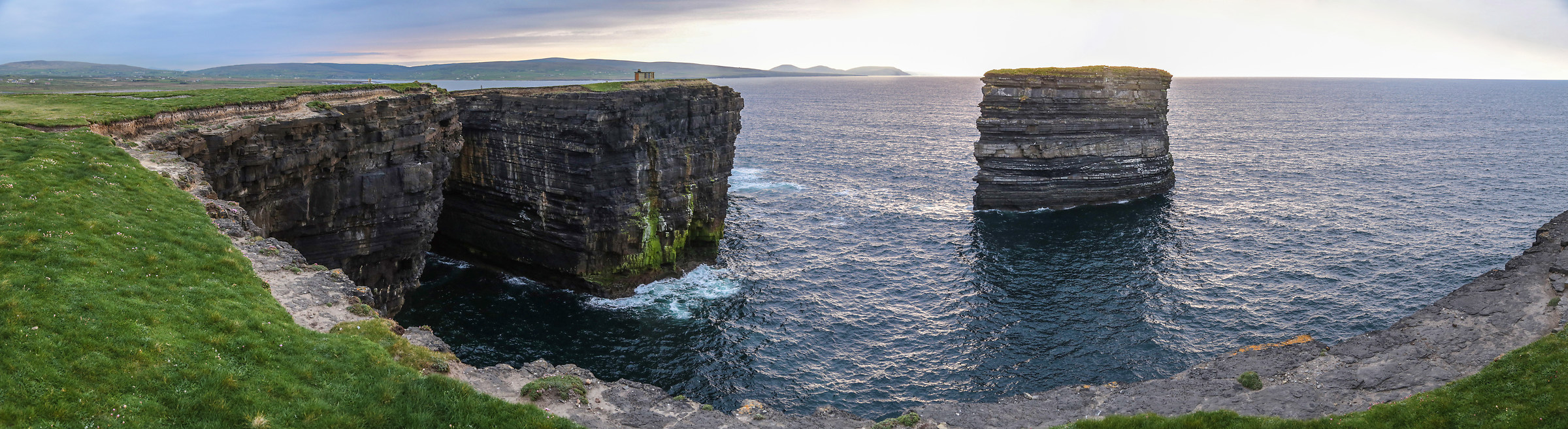 Panoramica da Downpatrick Head