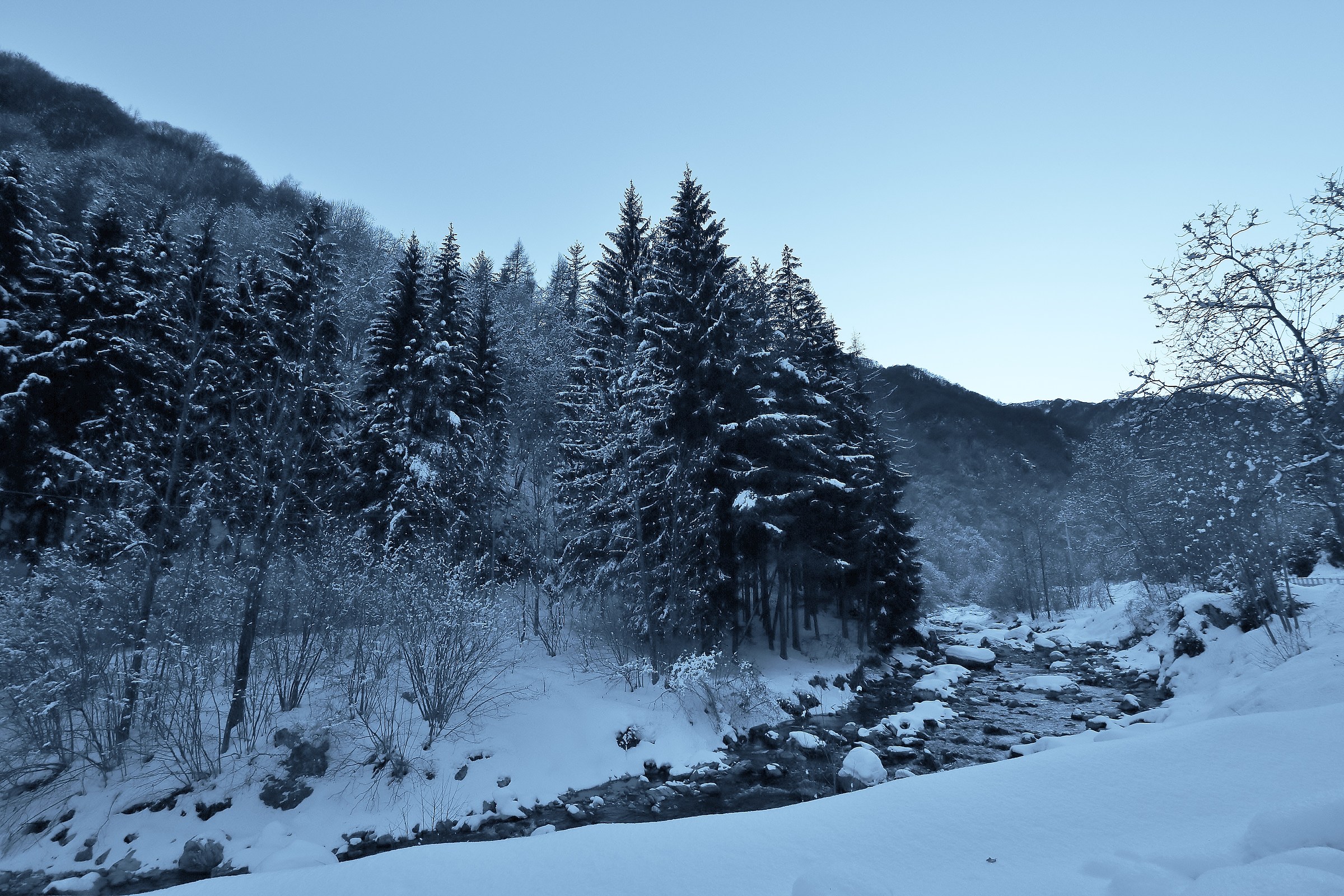 inverno in valle Grana