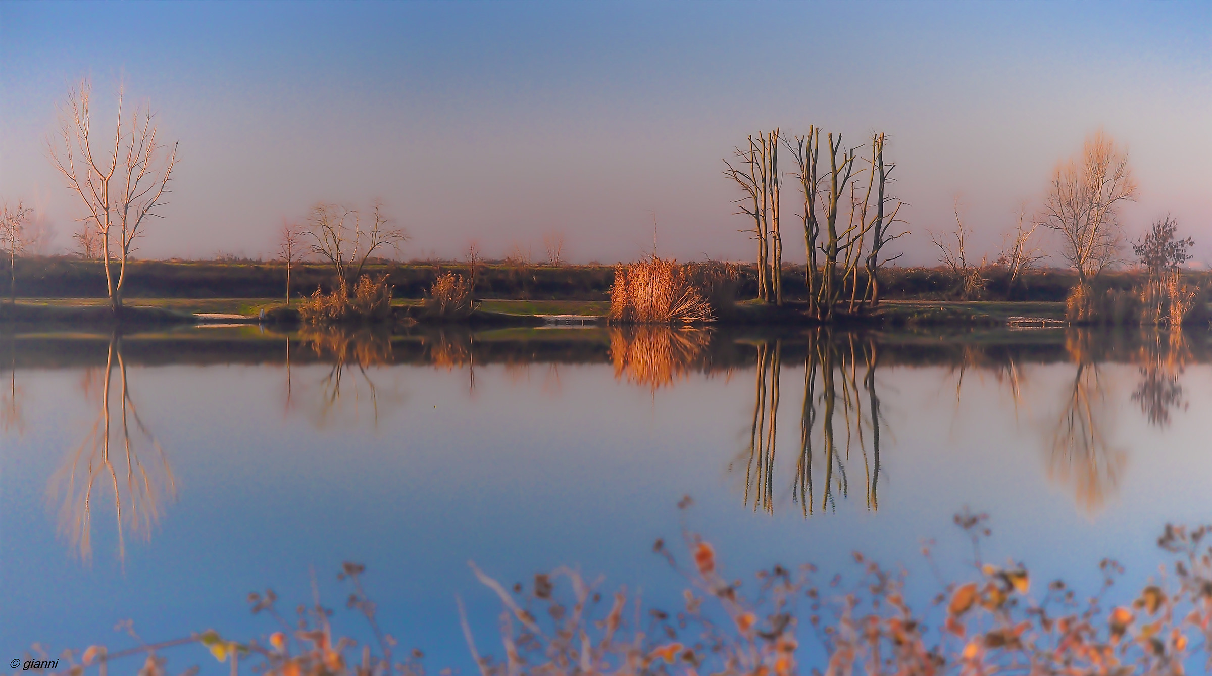 thousand colors of a cool morning