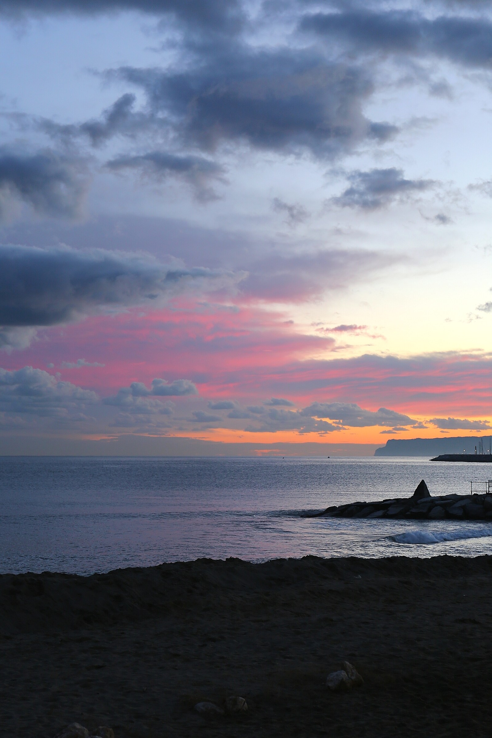 Varazze tramonto d'inverno 1