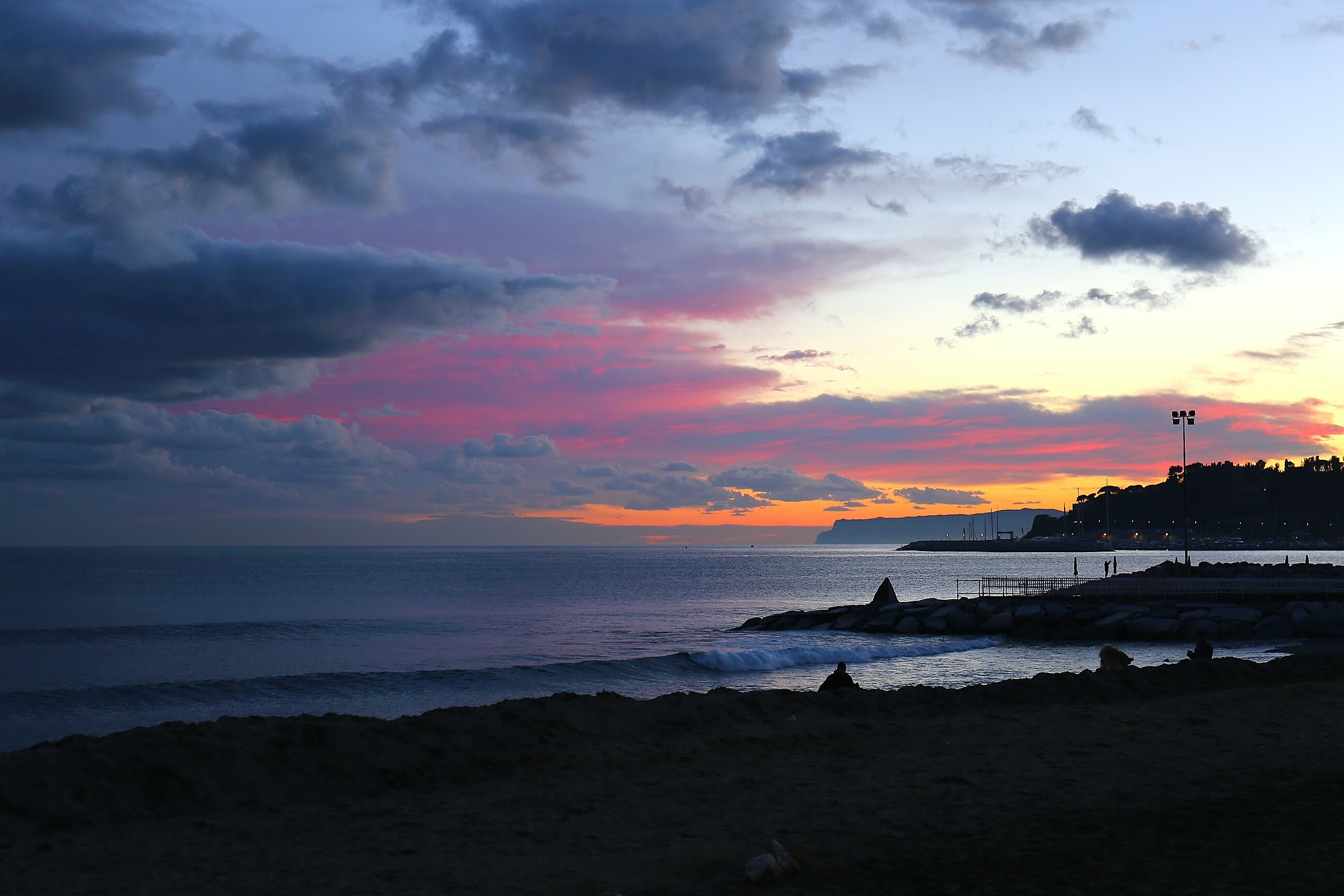 Varazze tramonto d'inverno 3