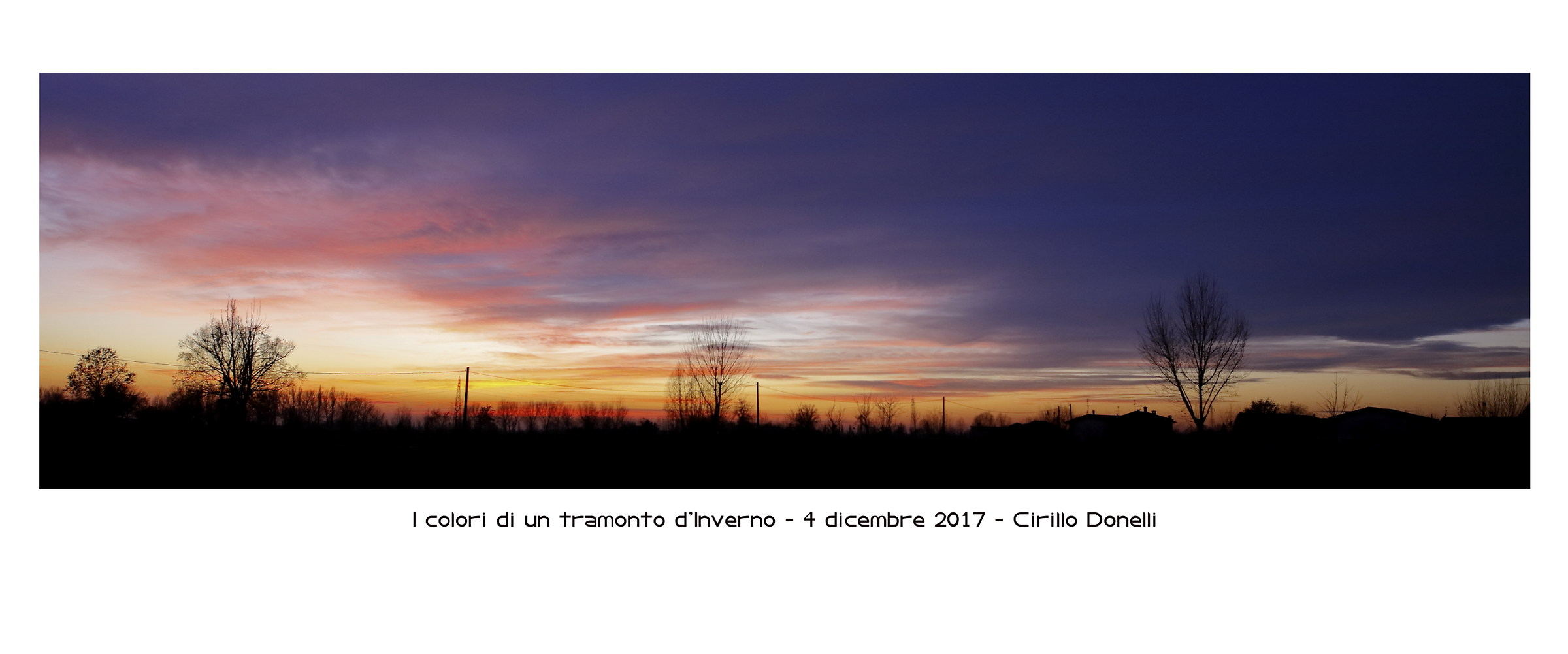 Colors of a Winter Sunset