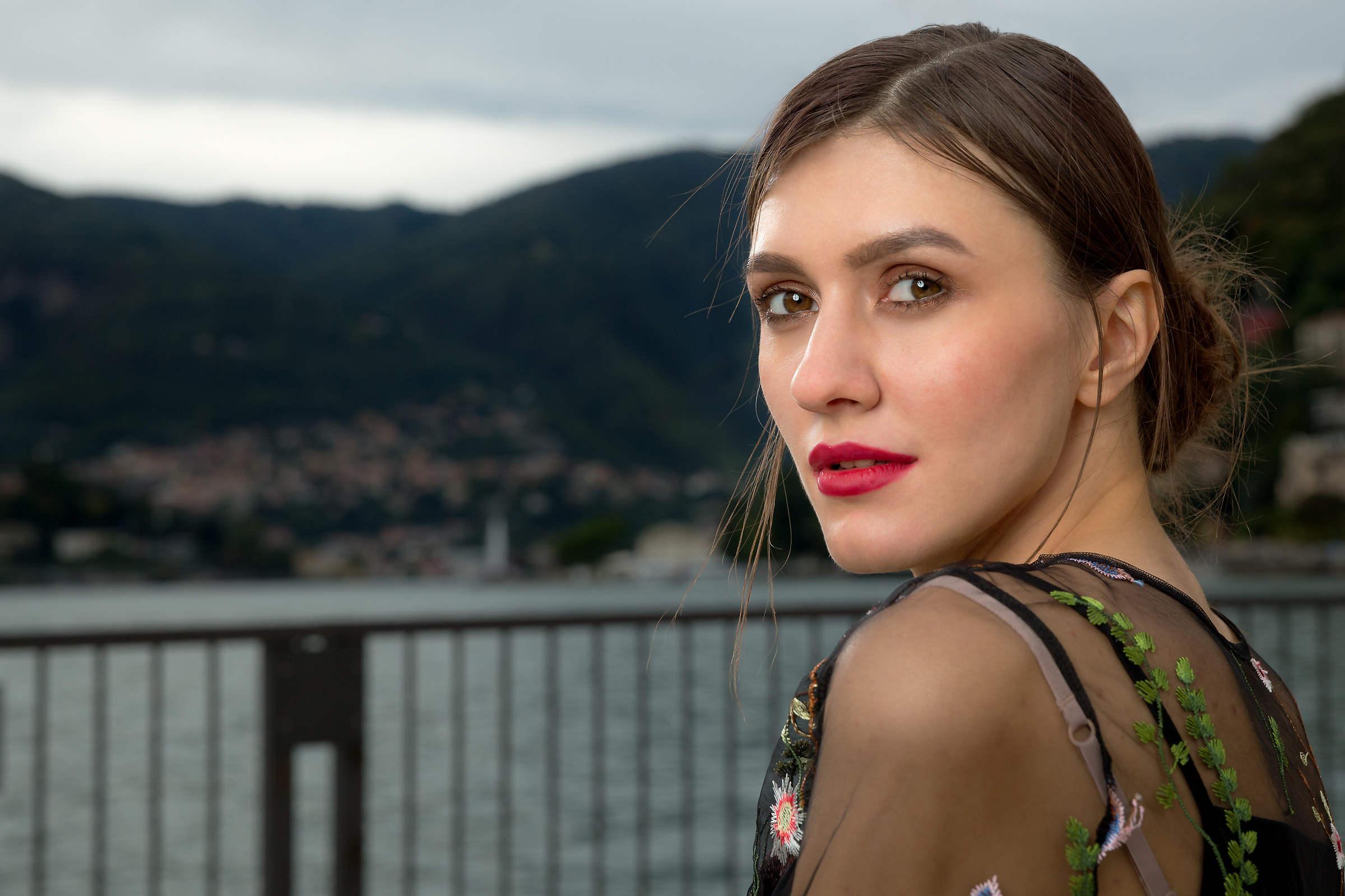 Kissed by a ray of light.