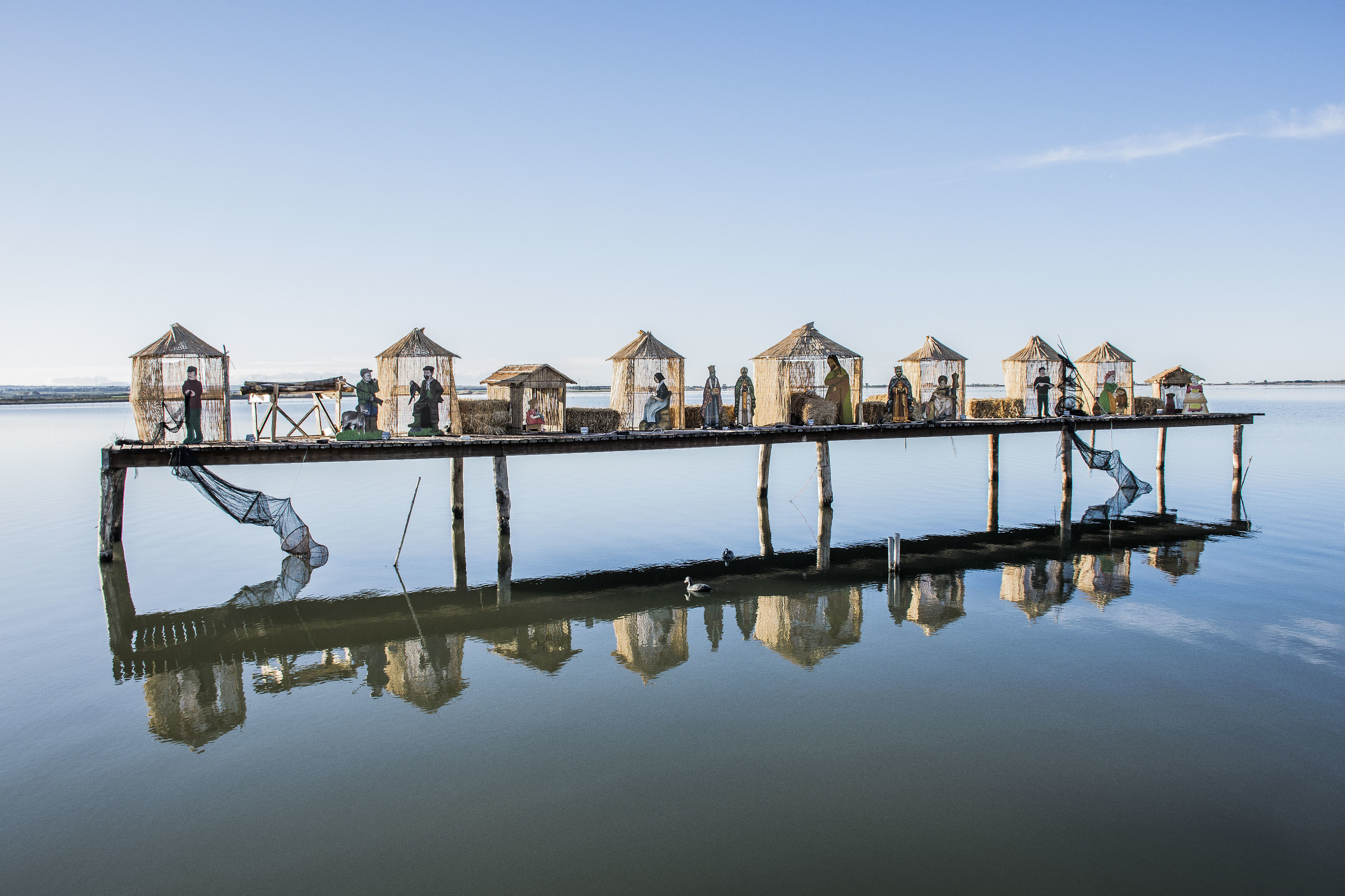 Presepe sul Lago di Lesina