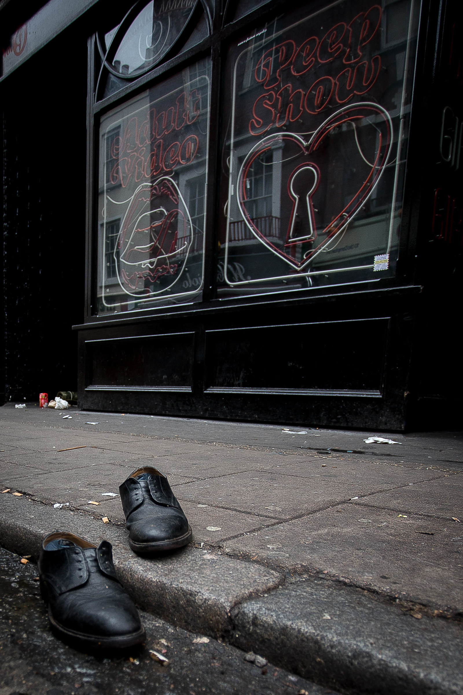 Londra -  le scarpe senza lacci