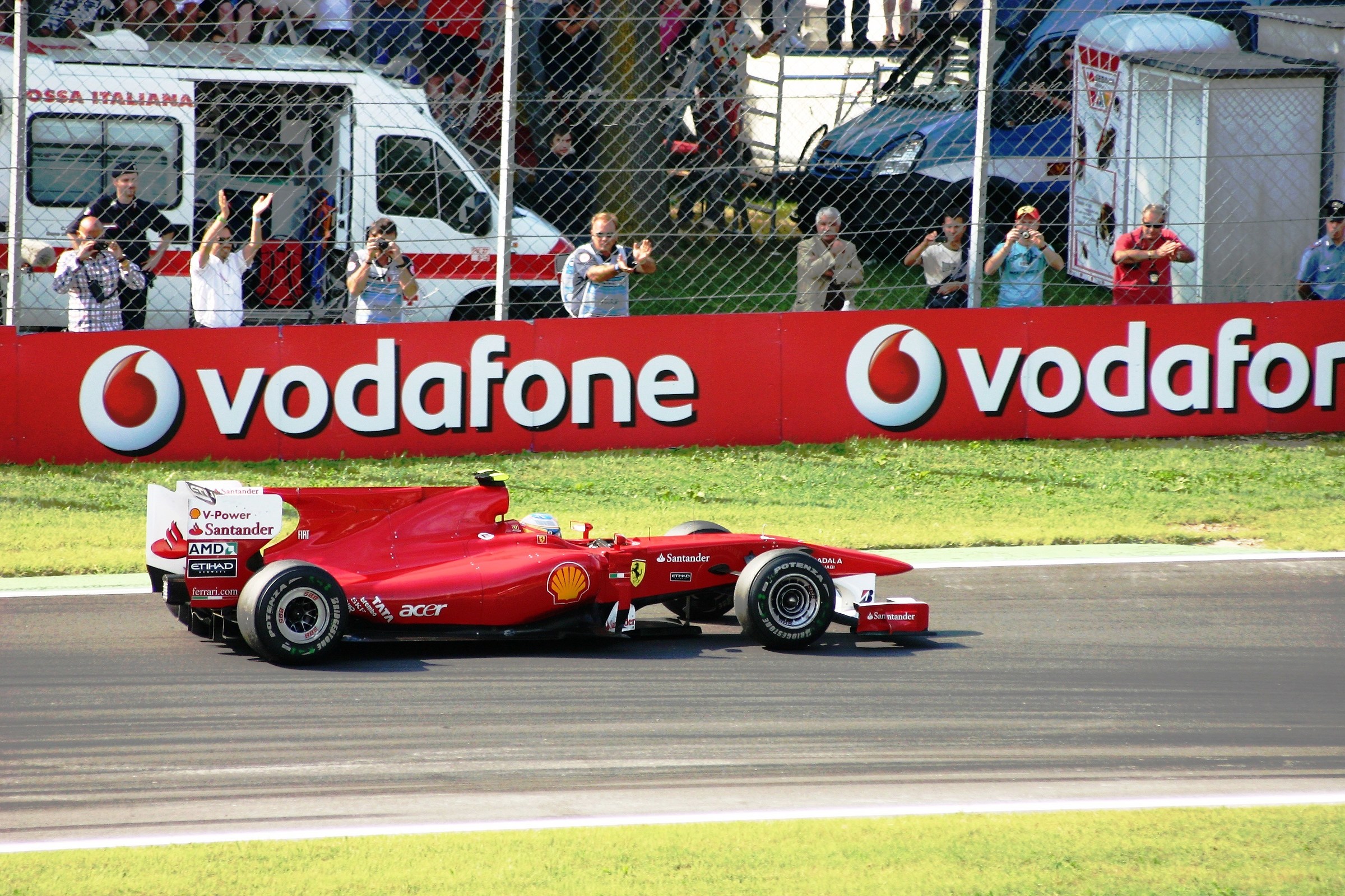 Alonso n ° 8 winner g: p: Monza 2010