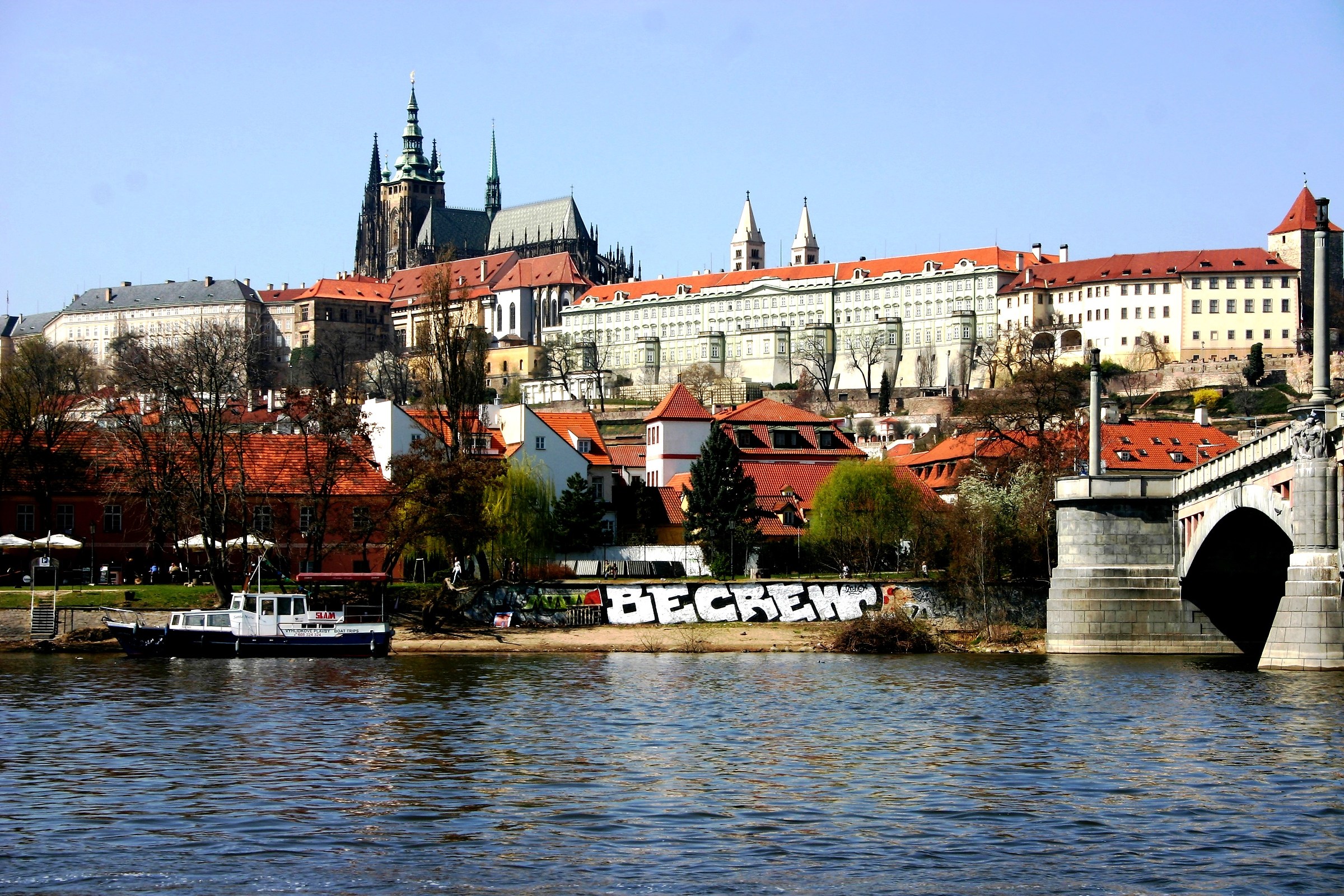 Prague seen from Moldova