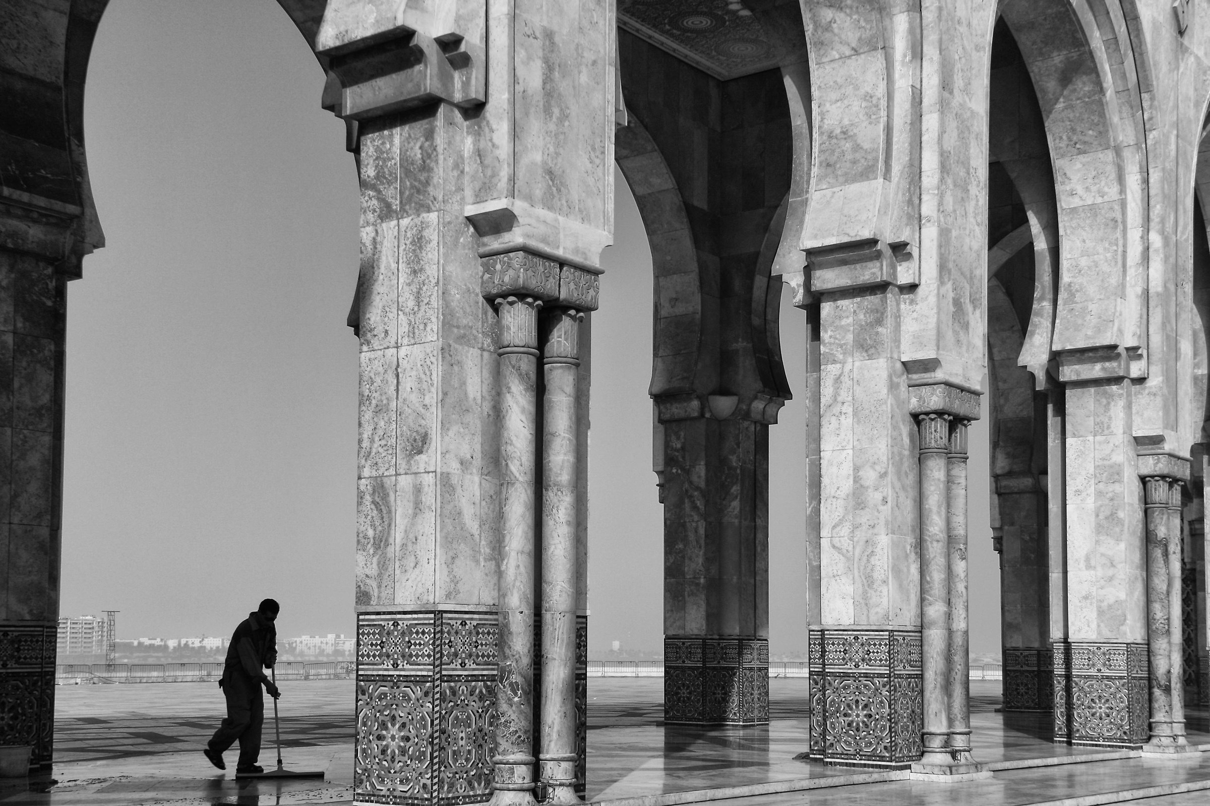 Casablanca - Esterno moschea Hassan II