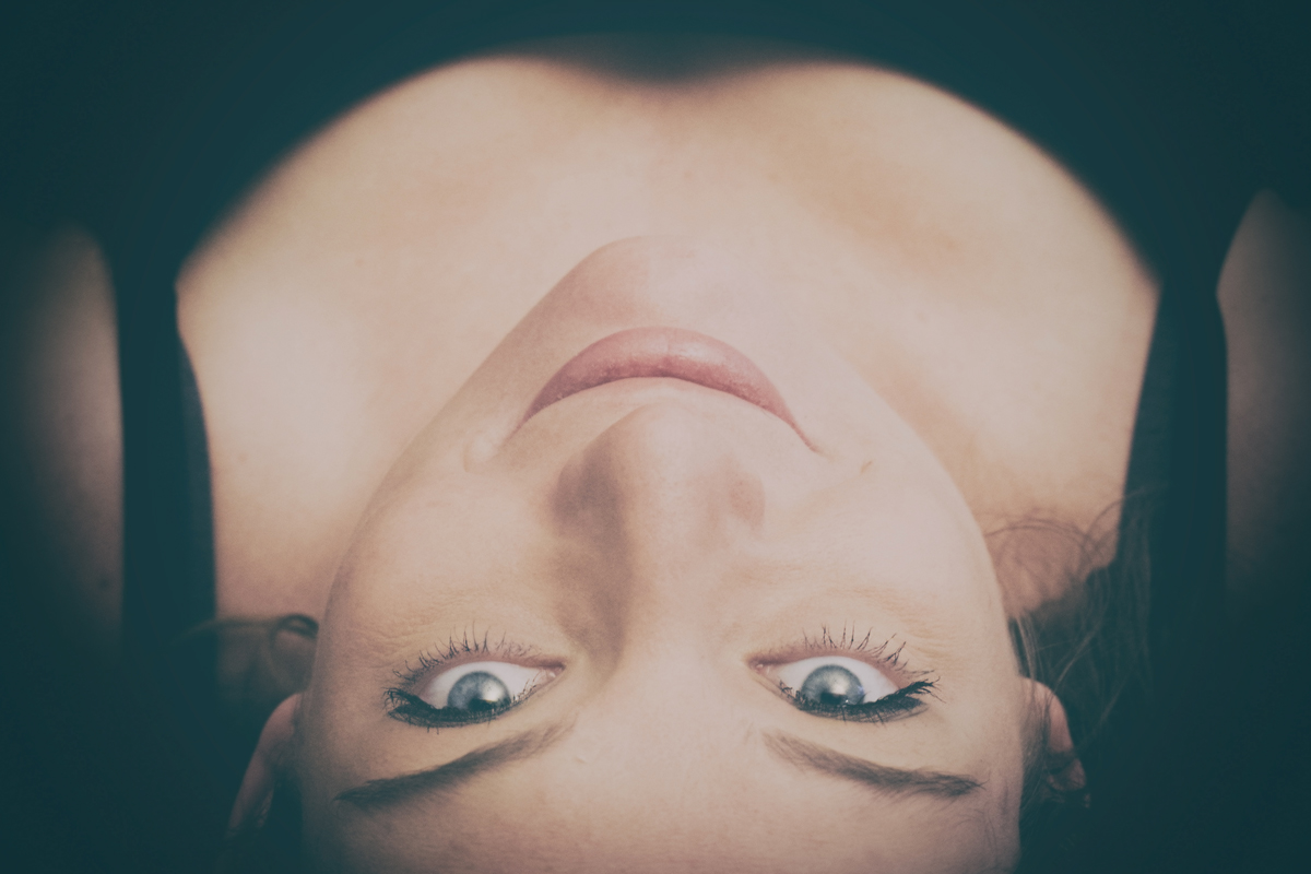 Upside down