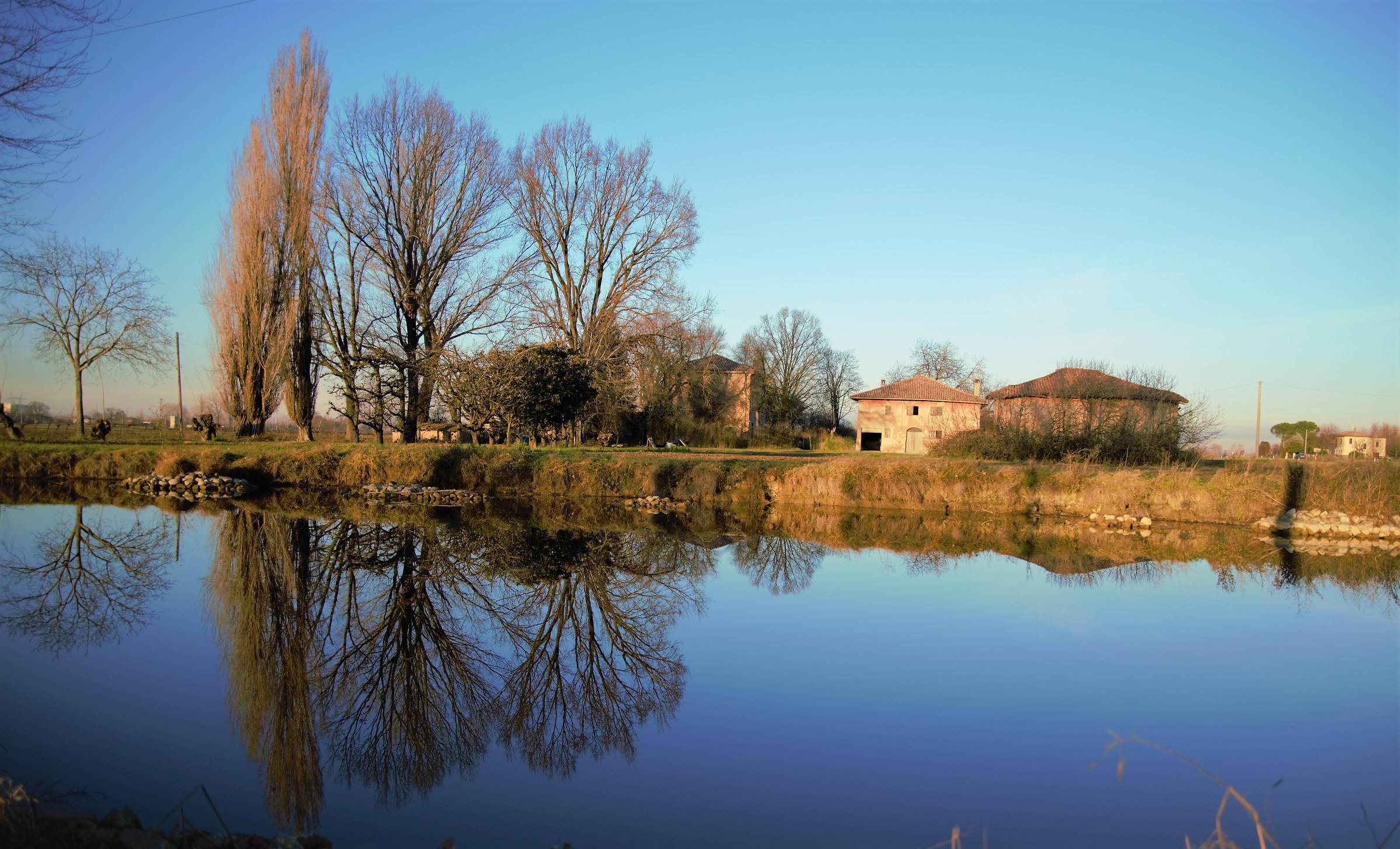 Reflections on the pond