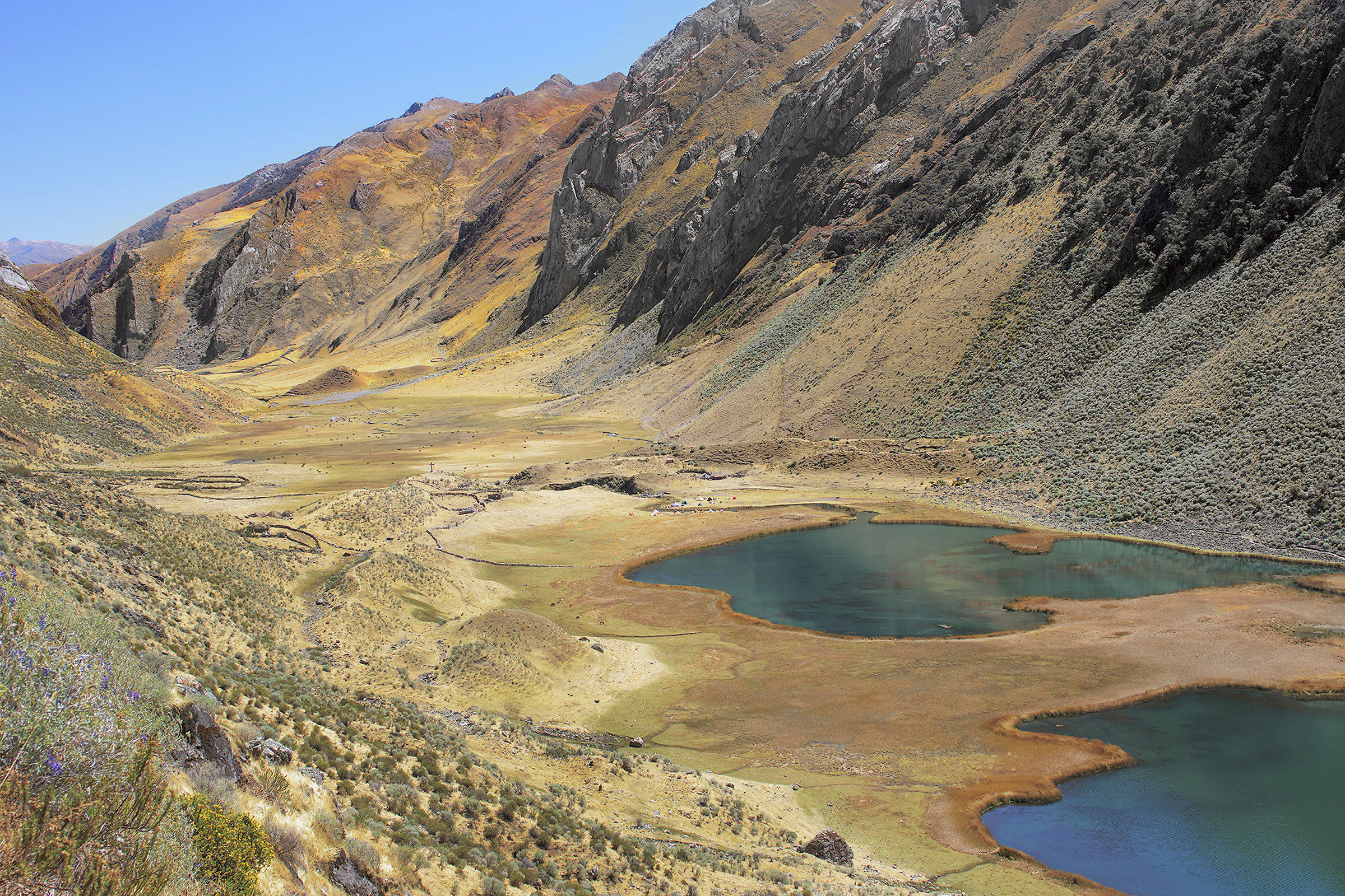 Dopo 10 gg di cammino ecco l'ultimo campo