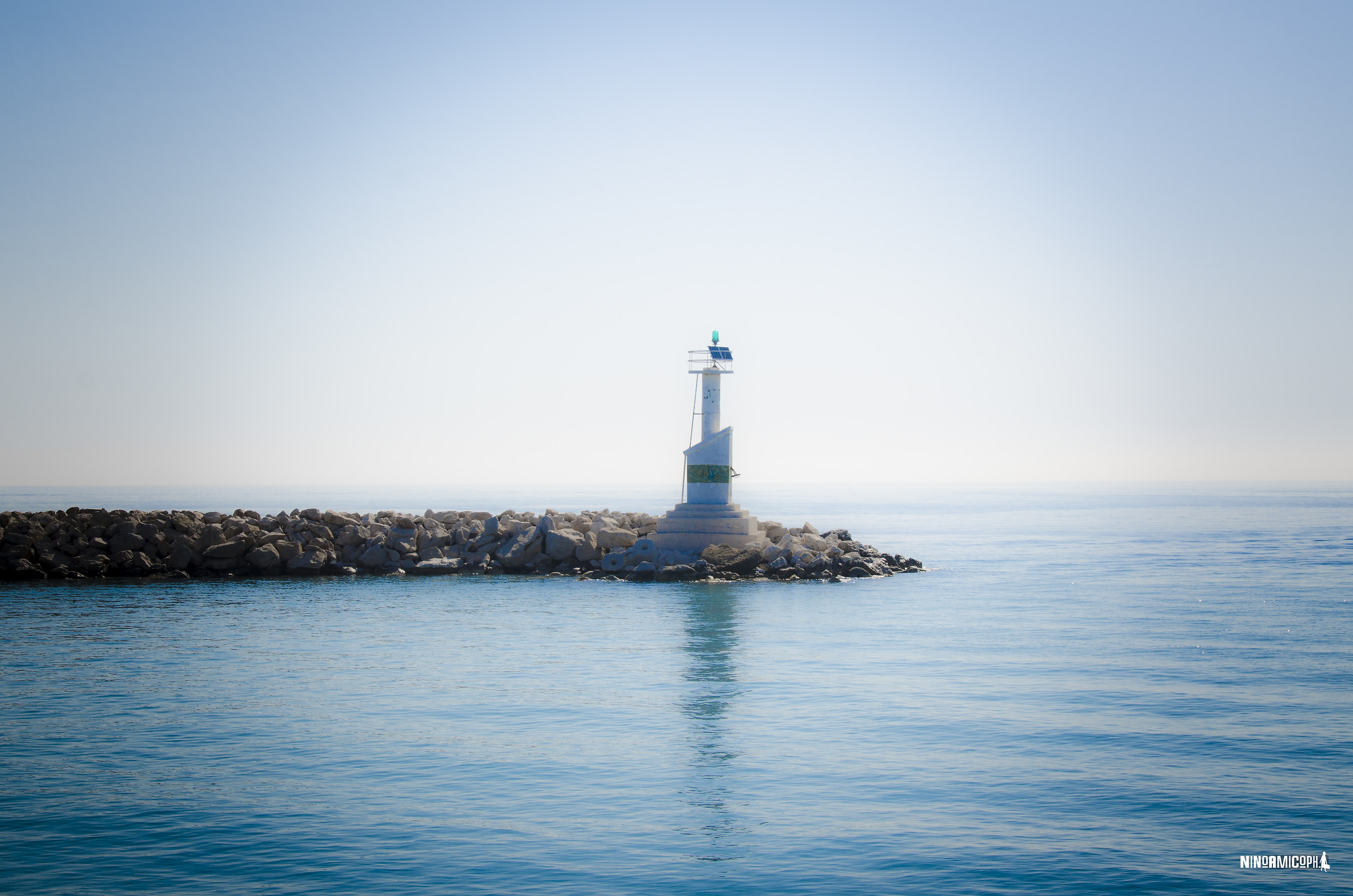 lighthouse in the port of Zakynthos