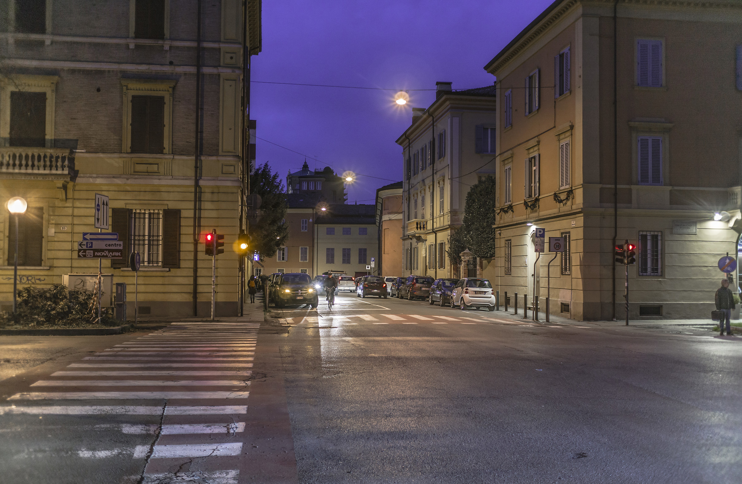 Lungo le vie della città