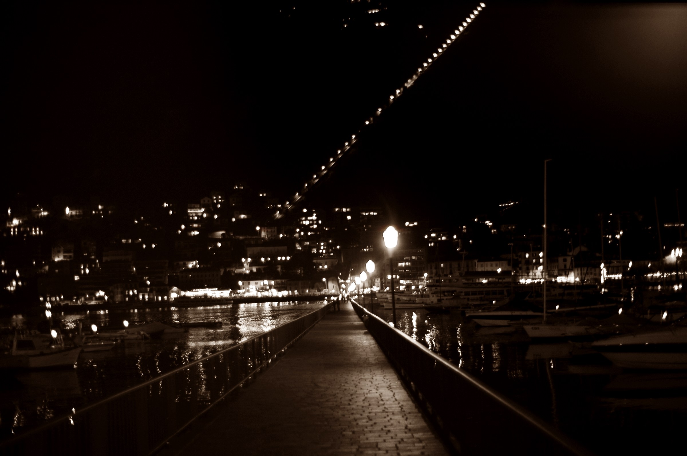 In the middle of the lake