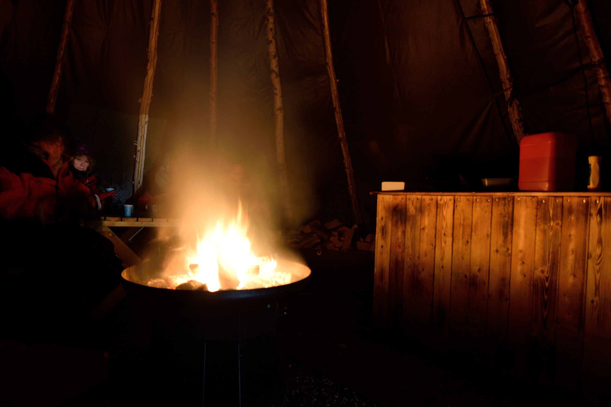 heat in the Arctic night