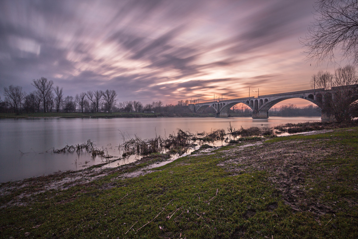 sunset railroad bridge