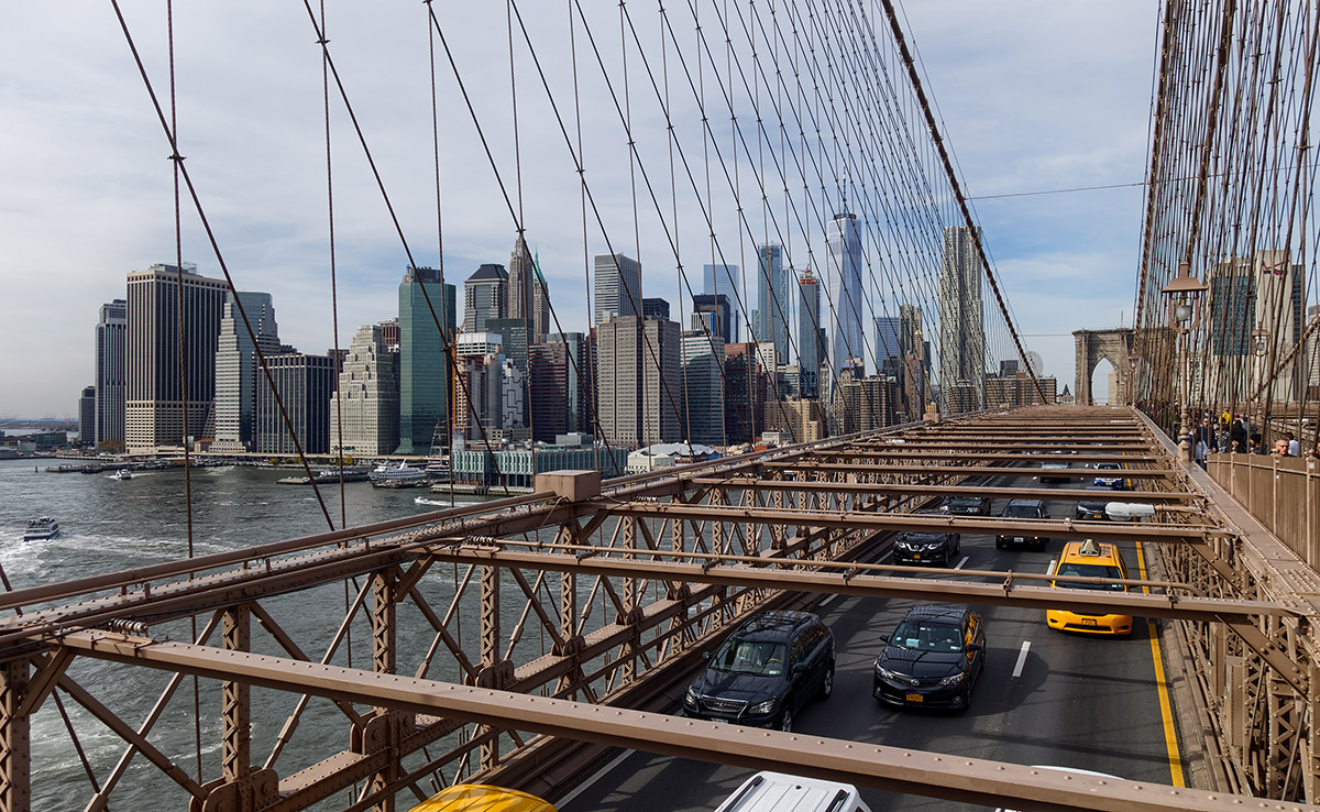 South Manhattan from Brooklyn bridge